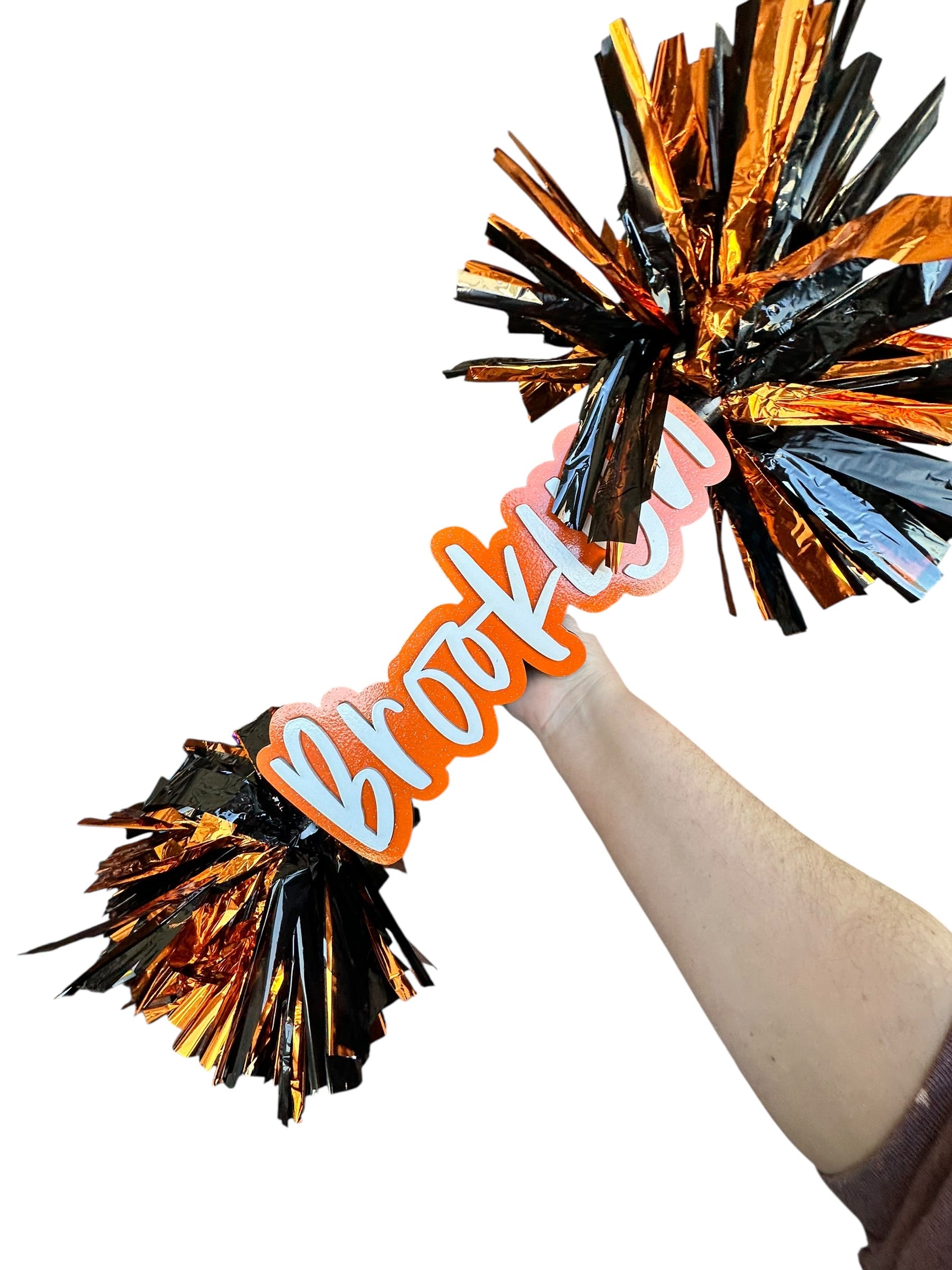 Custom Cheer Stick Pompom Sign – Personalized Spirit Gear