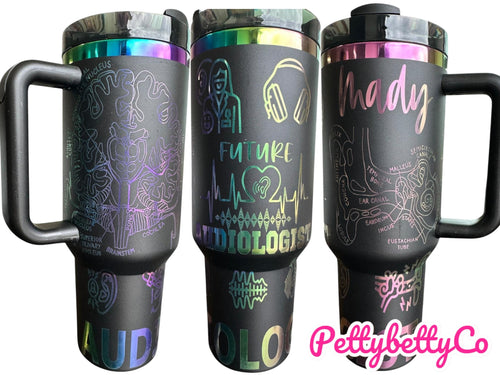 Audiology Tumbler - Audiologist  Gift - Future Audiologist Tumbler - Hearing tumble - 40oz Engraved Tumbler - Custom Engraved gift