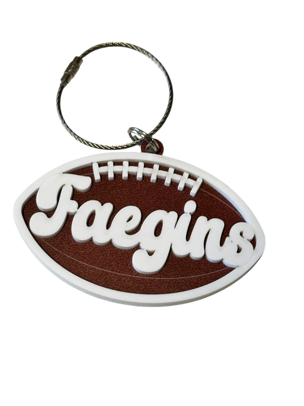 Custom Football Bag Tag for Players - Personalized Name Football Keychain - Football Team Gift - Ball Bag Tag - Bag Tag - Name keychain