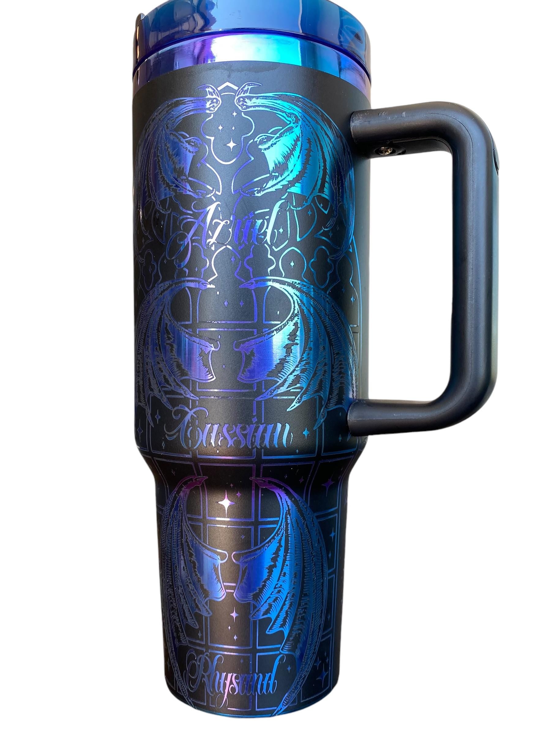Illyrians of the Night Court Tumbler - Bat Boys Tumbler - Wing Span Tumbler - engraved ACOTAR tumbler - Night Court -Rhysand Azriel Cassian