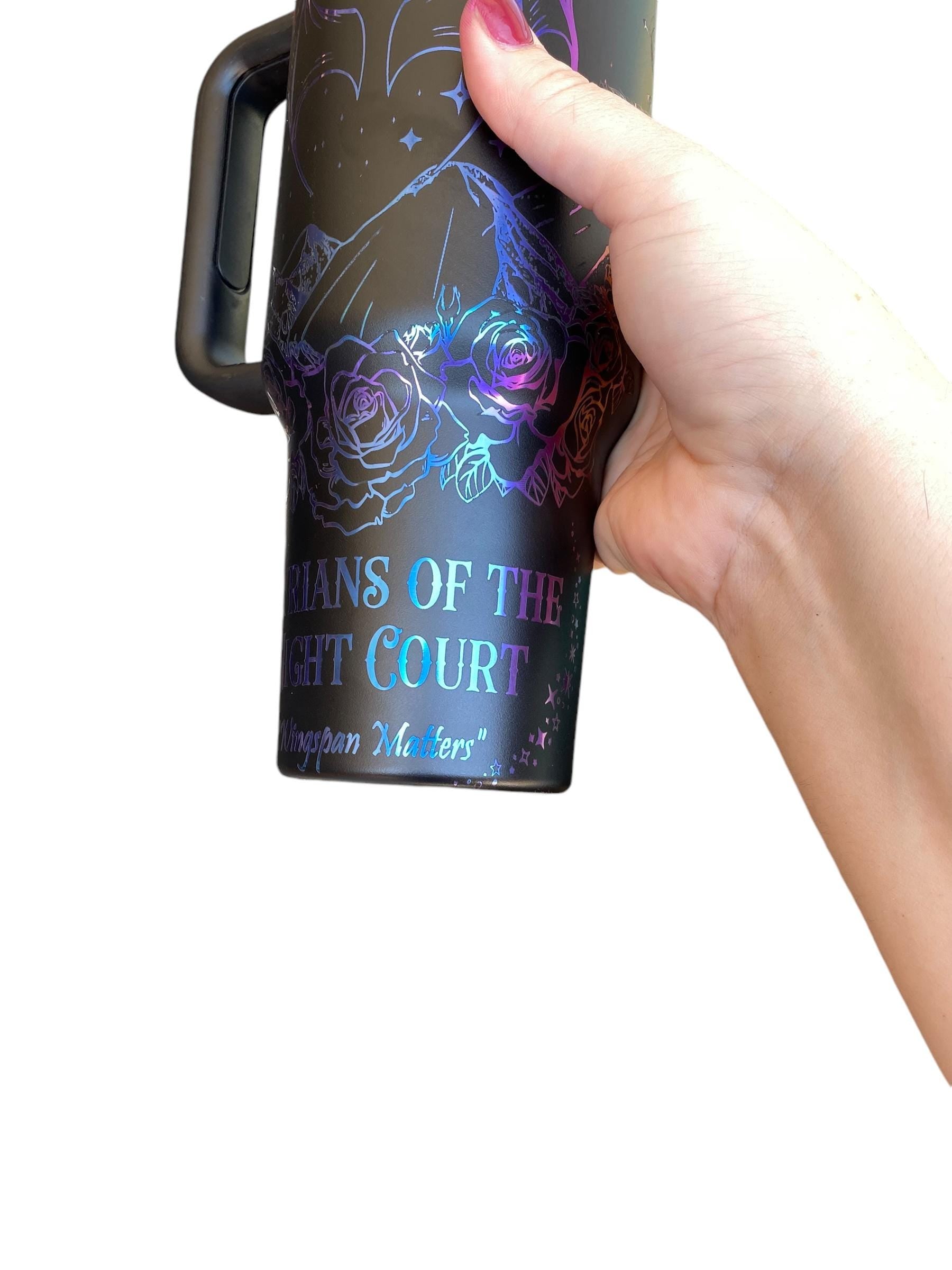 Illyrians of the Night Court Tumbler - Bat Boys Tumbler - Wing Span Tumbler - engraved ACOTAR tumbler - Night Court -Rhysand Azriel Cassian