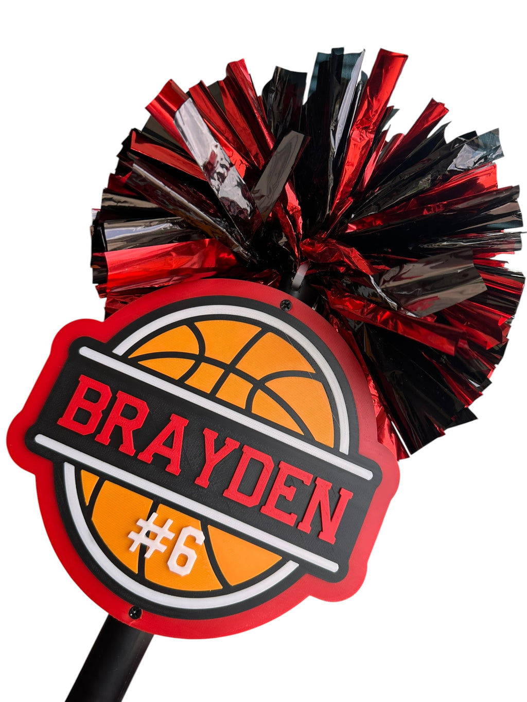 🏀 Basketball Cheerstick Noise Maker – Personalized Team Spirit Shaker | Custom Sports Cheer Stick