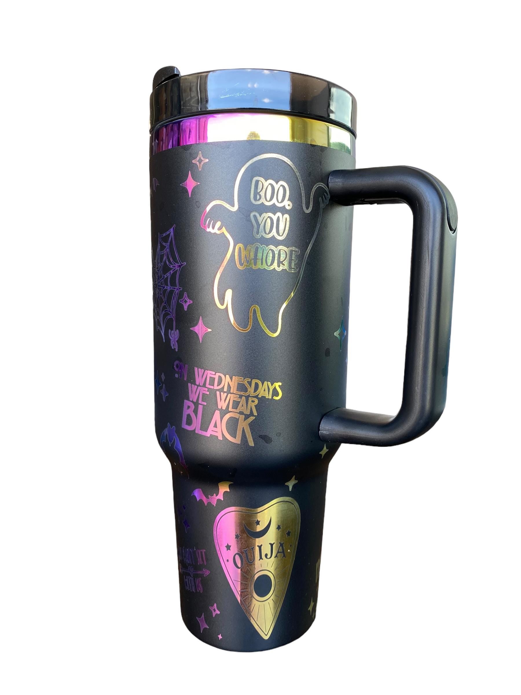 Spell Book Engraved Tumber- Witchy Tumbler - We're going Hexing Cup - Witch Tumbler - engraved Tumbler - 40oz tumbler