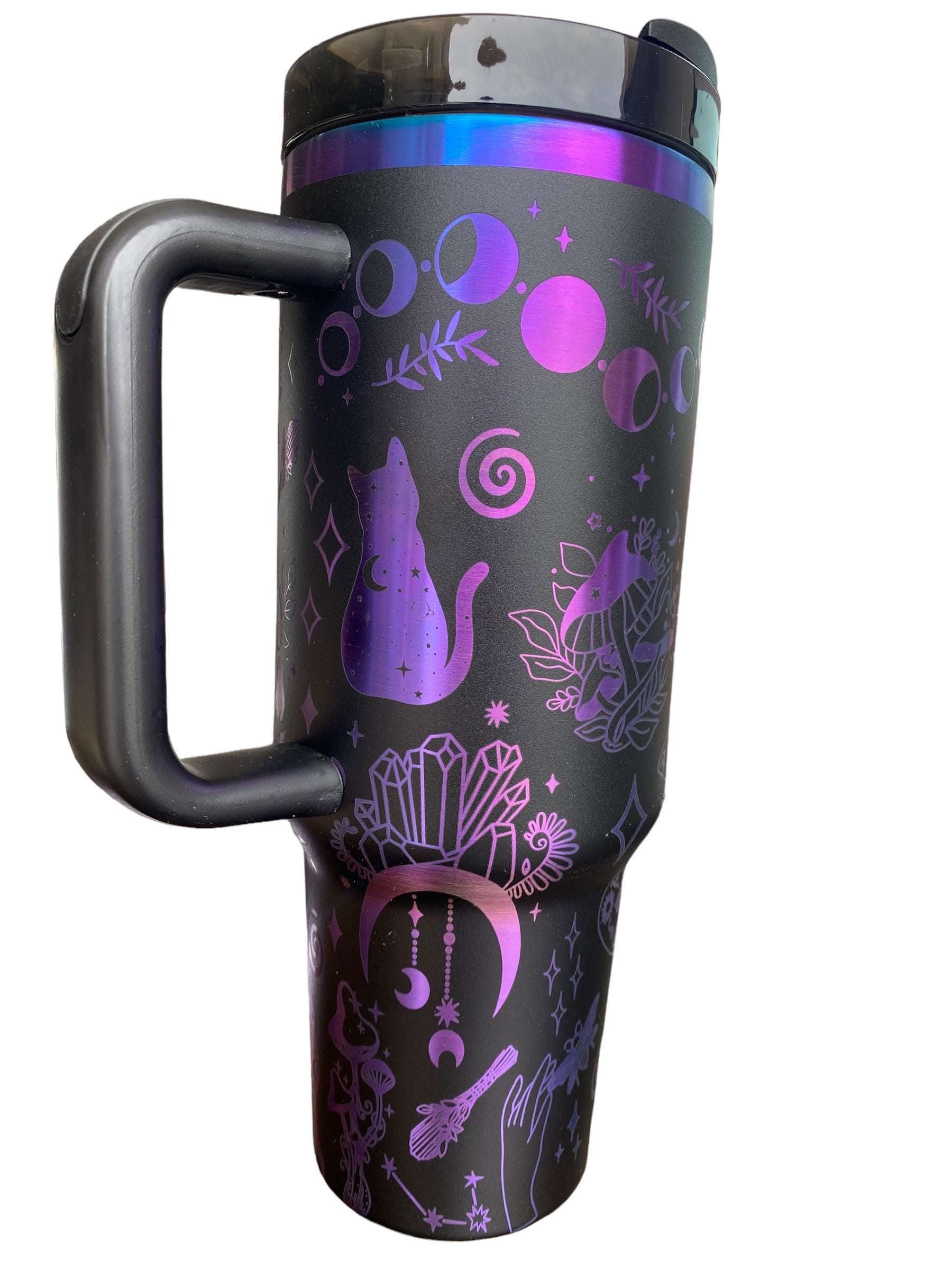 They Didn't Burn Witches, They Burned Women Tumbler -Witchy Season Tumbler - Engraved Tumbler - 40oz Engraved Tumbler - Witch Cup Tumbler