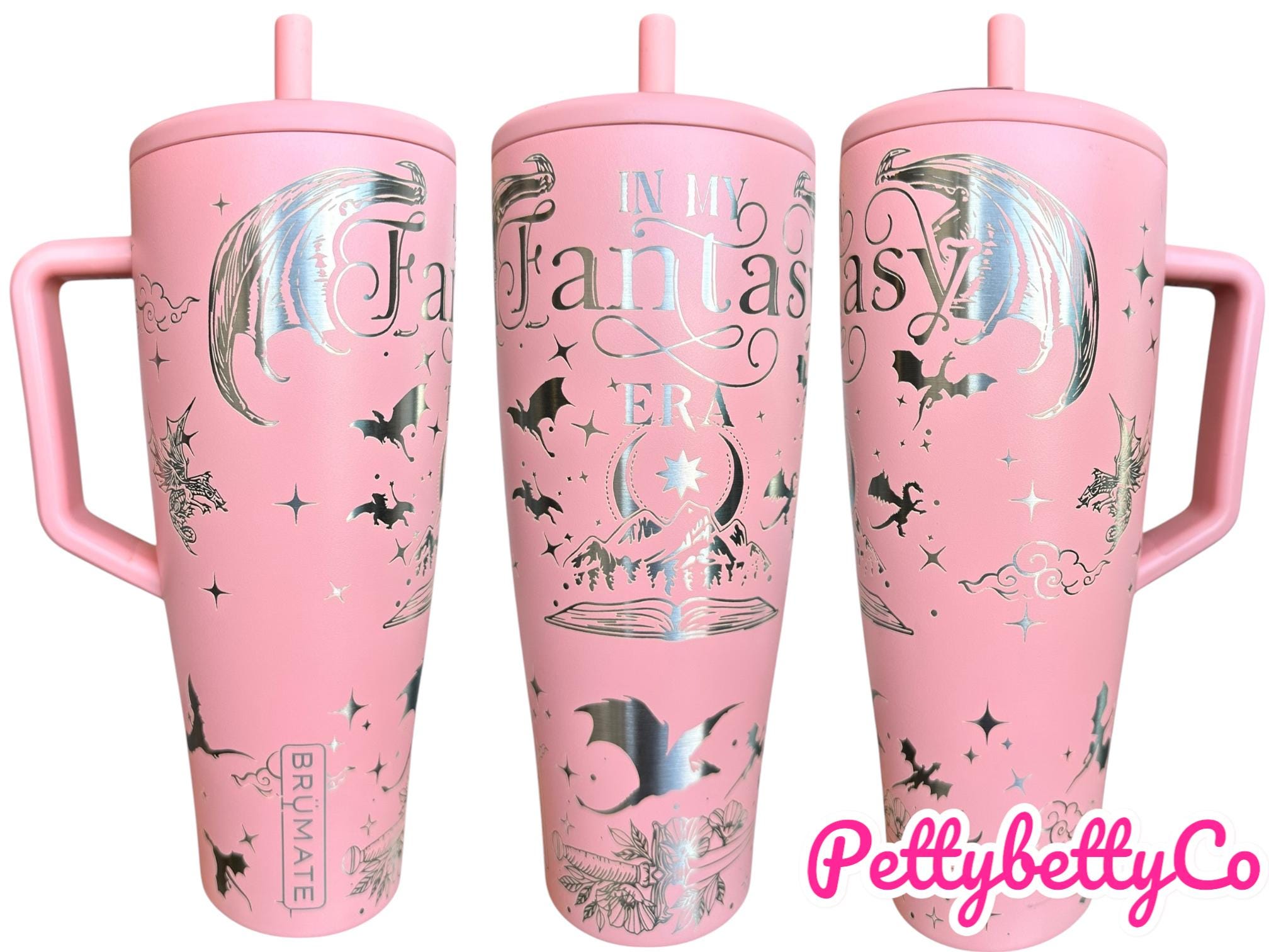 In My Fantasy Era Brumate Tumbler - Dragon Book Engraved Tumbler - In My Dragon Era - Booktok - Custom Engraved Cup -Book Theme Tumbler