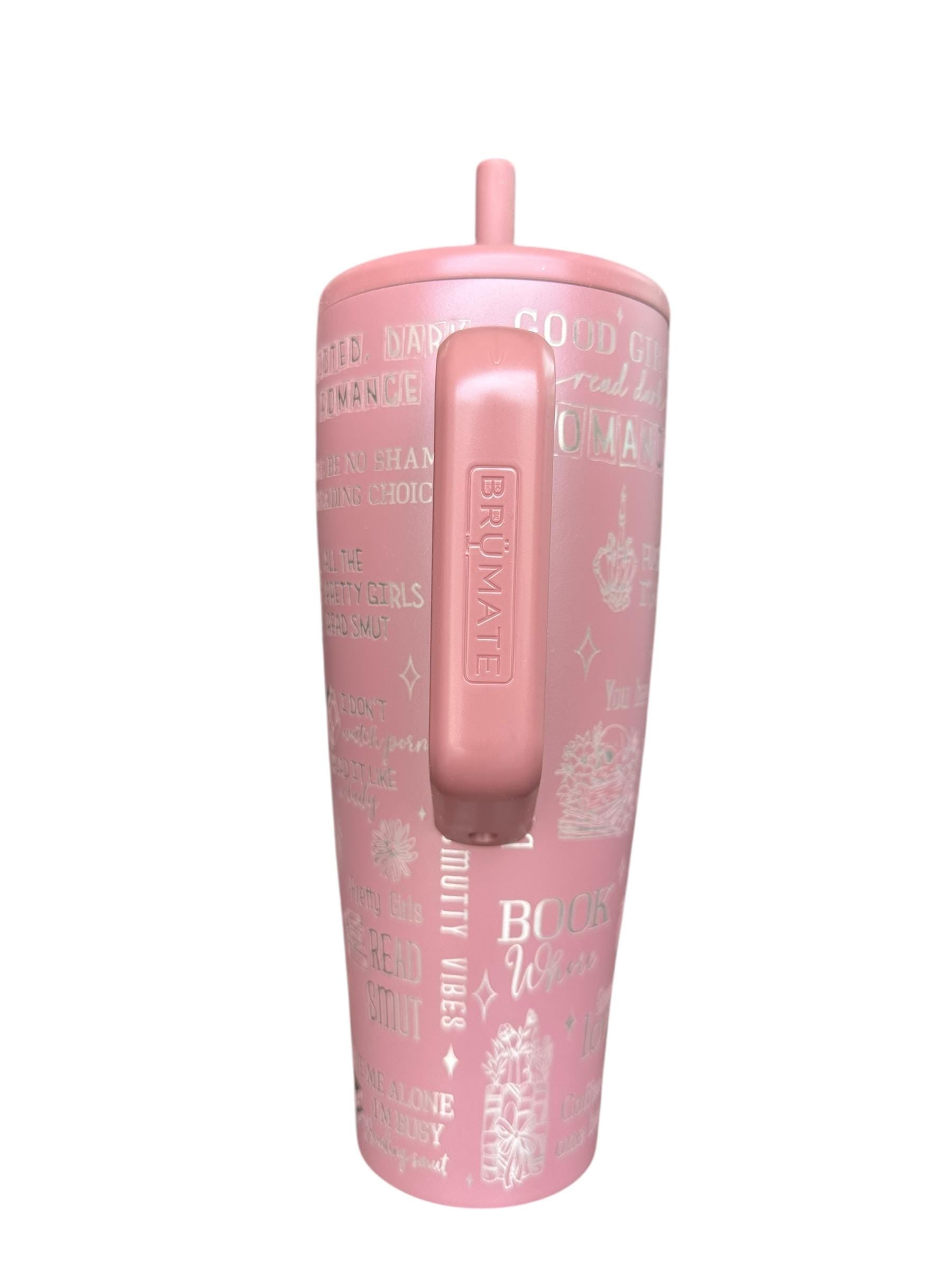 Smut Queen Brumate Tumbler - Dark Romance Reader Tumbler -  Engraved Cup - Custom Engraved  40oz tumbler with handle - Romance Book Theme