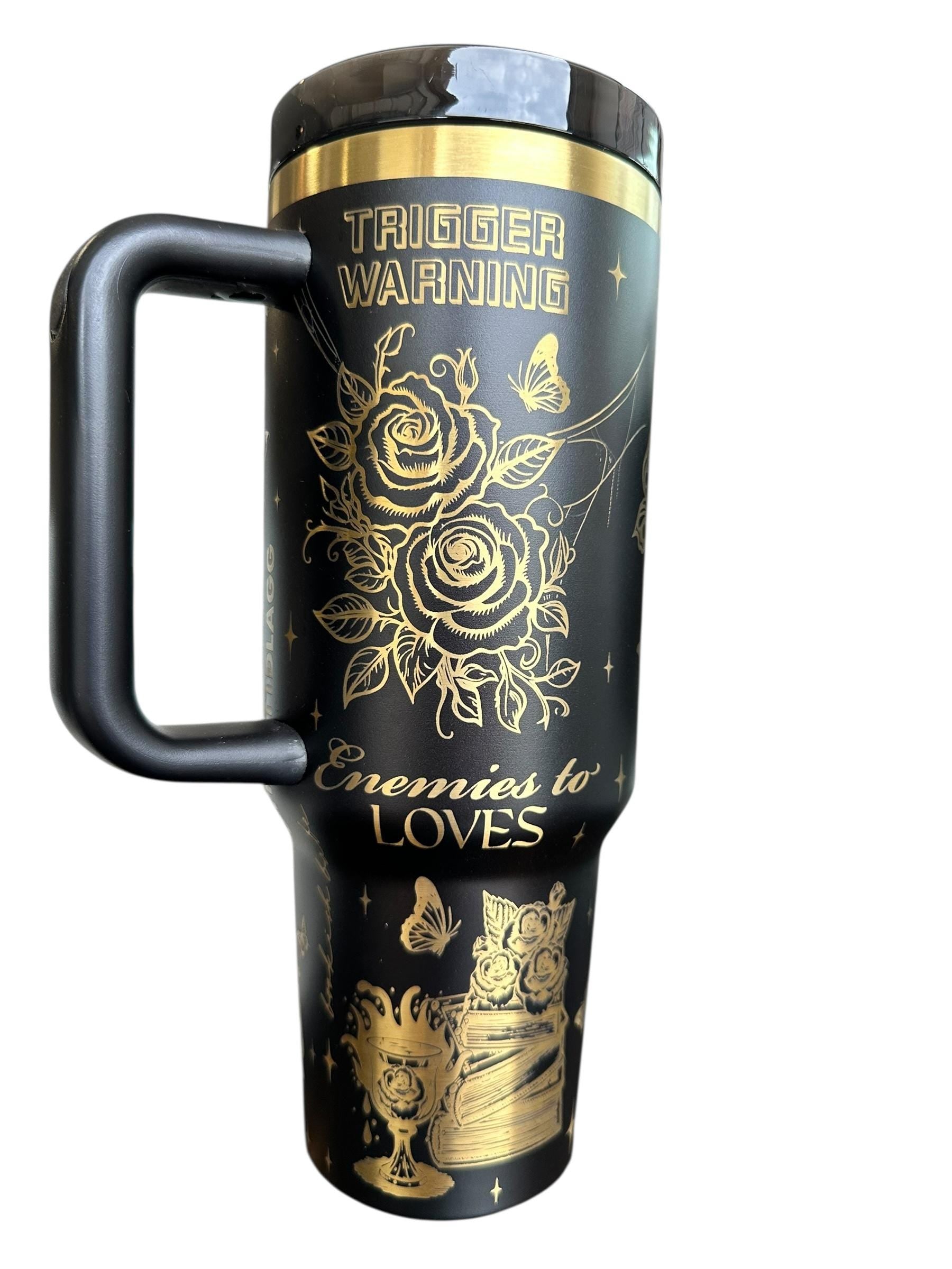 Good Girls Read bad Books Tumbler | Spicy Book Club Travel Mug | Enemies to Lovers | Book Lover Gift | 40oz Insulated Cup with Handle