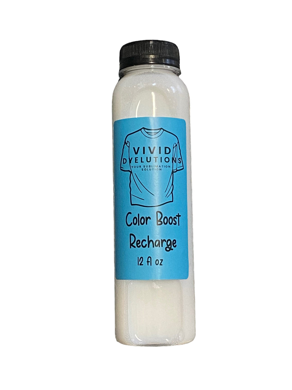 12oz Color Boost Recharge Size - Vivid Dyelutions - Your Sublimation Solution - Polyester spray - Polyacrylic Spray For t-Shirts - Refill