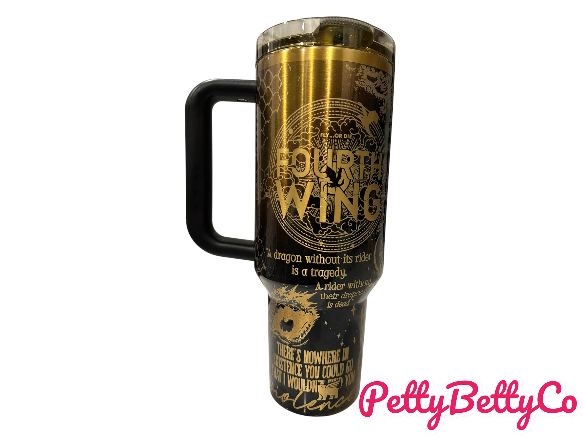 Fourth Wing Engraved Stanley Tumbler (40oz)
