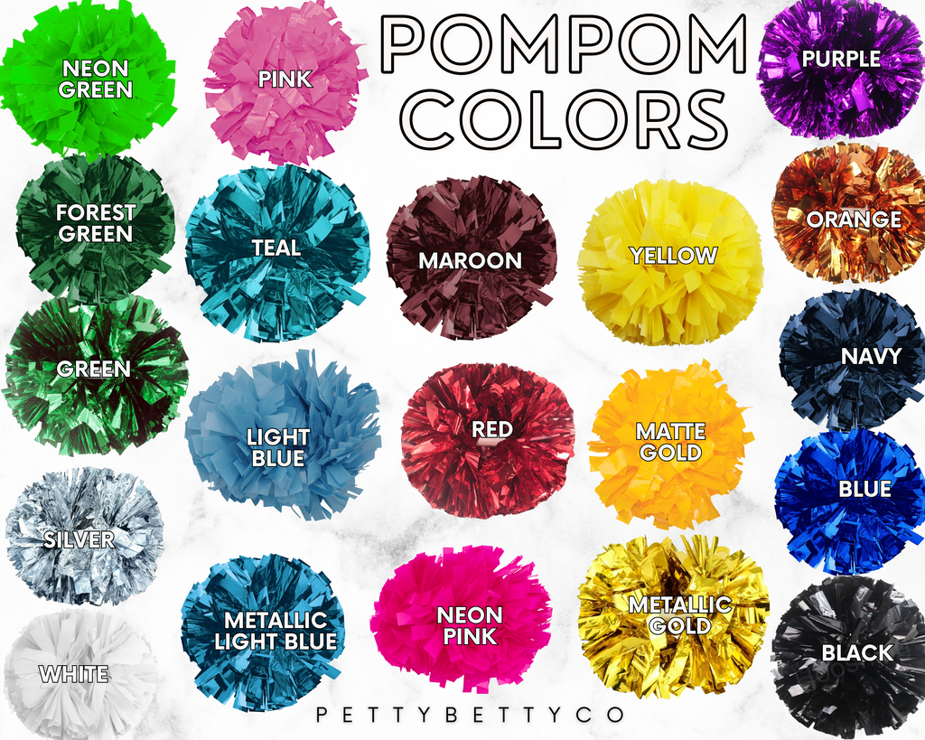 Custom Text PomPom Stick
