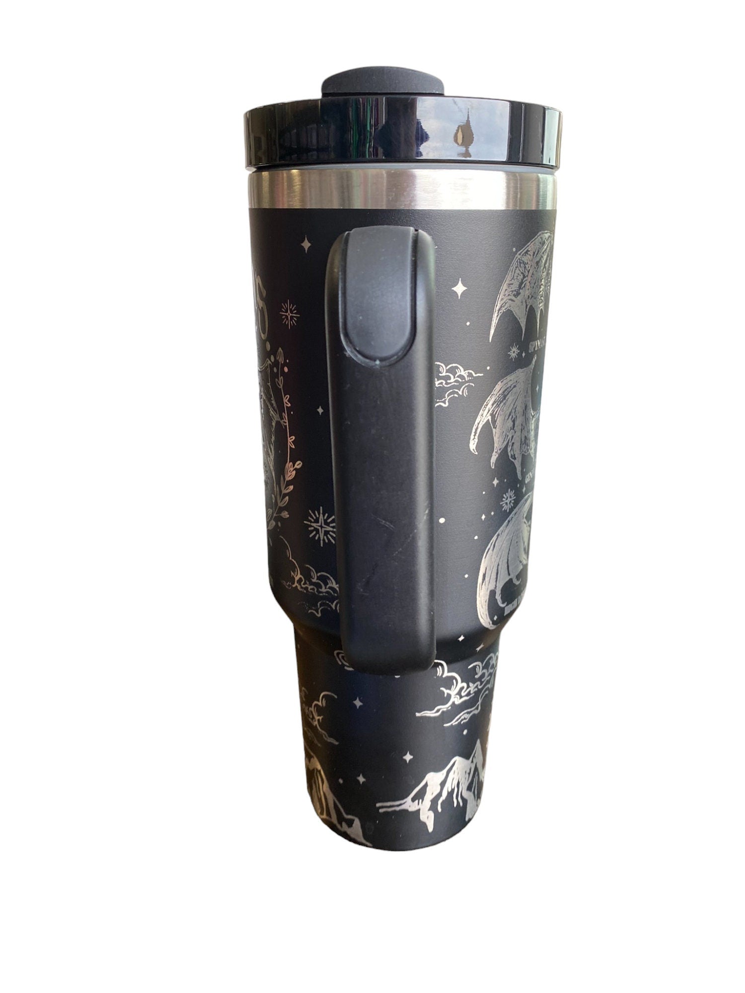 Bat Boys Tumbler - Wing Span Tumbler - engraved ACOTAR tumbler - High Lord Of the Night Court - Velaris Tumbler -Rhysand Azriel Cassian cup