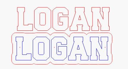 Custom text Cut File - Custom SVG for Cheerstick Name - Choose font- Digital Download