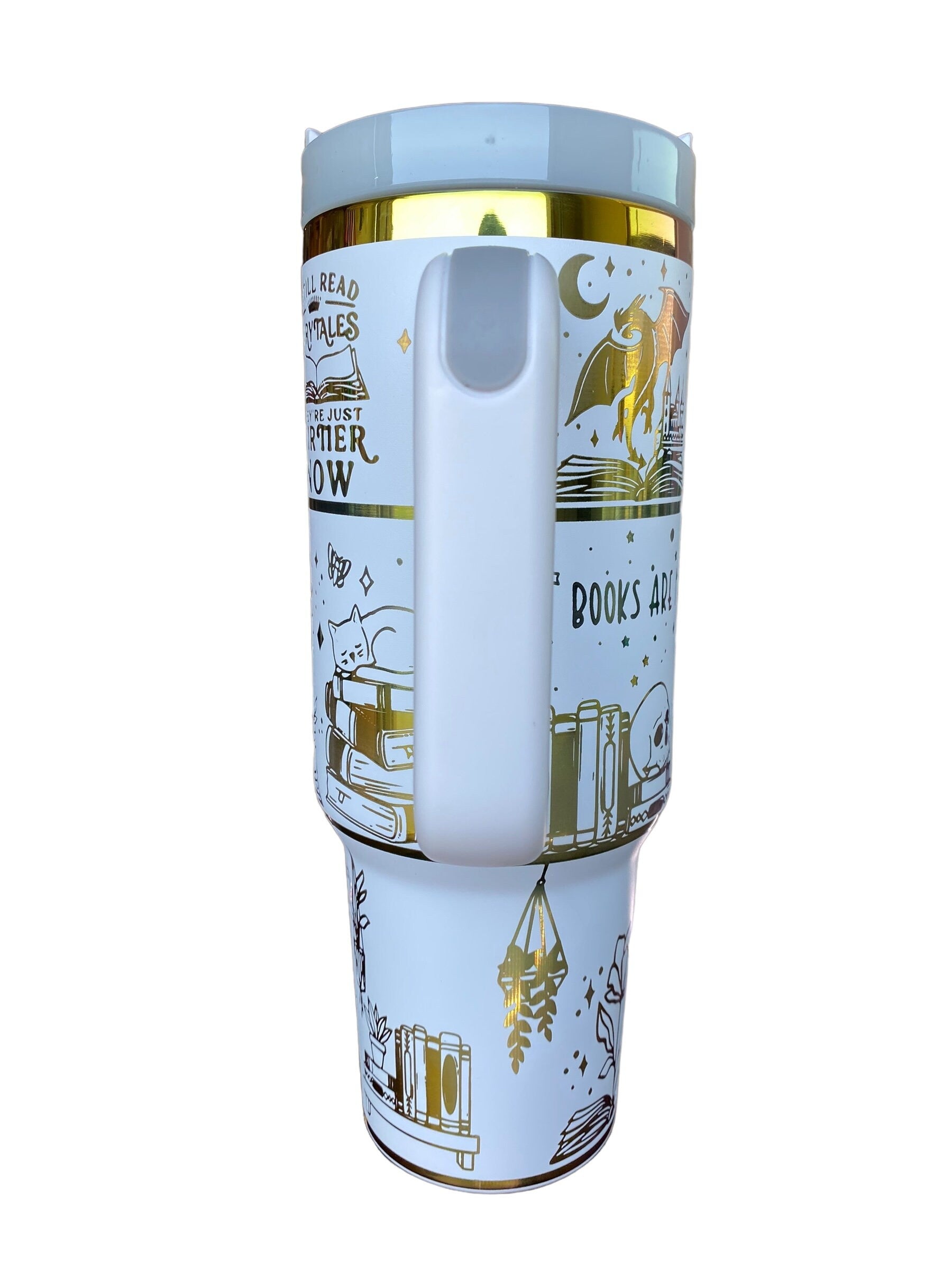 Talk of the Ton Tumbler - engraved Tumbler - 40oz tumbler with handle