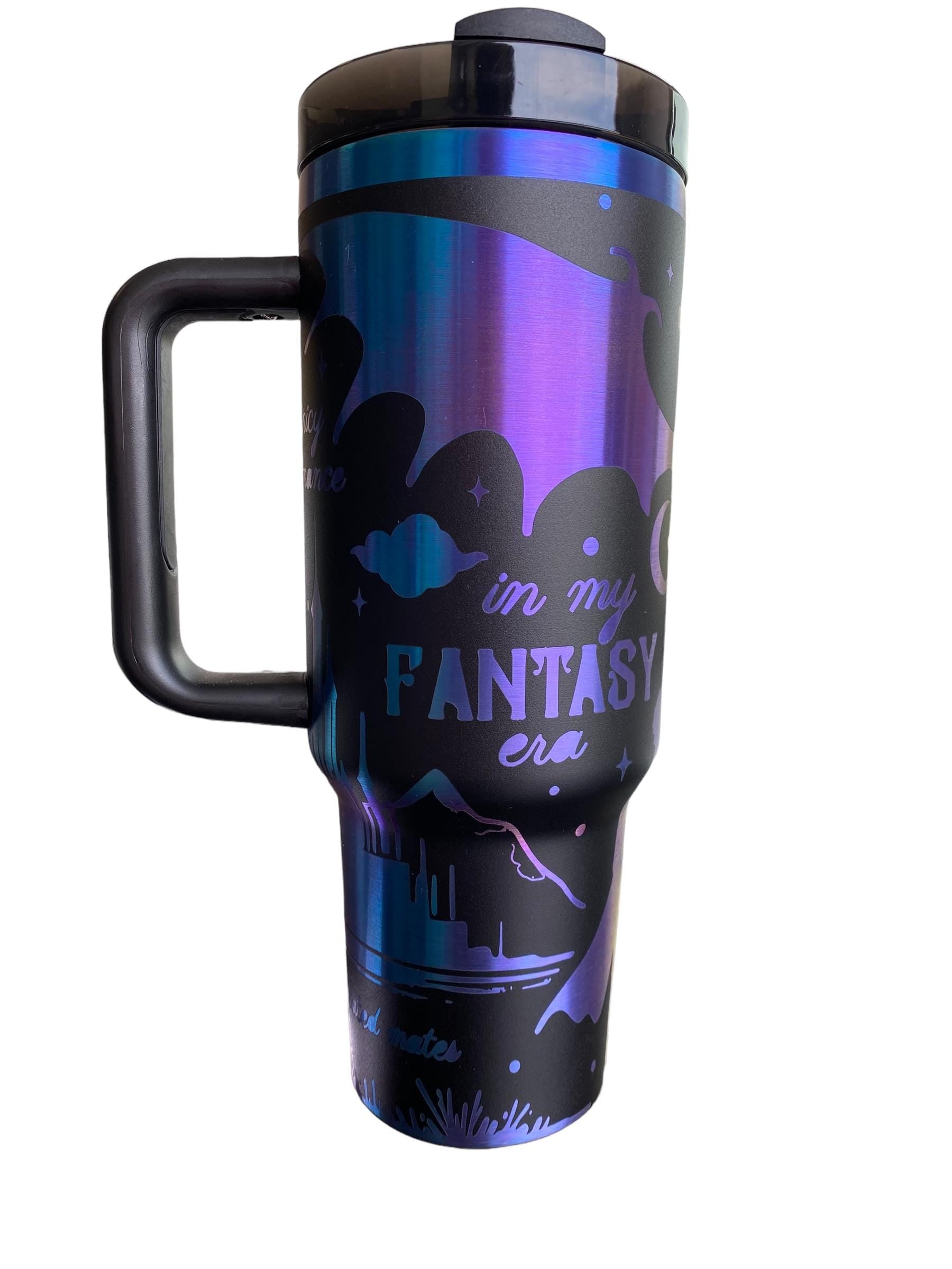 Fantasy Dragon Tumbler - Fantasy Era Engraved Tumbler  - Dragon Book Engraved Tumbler - In My Dragon Era - Booktok Engraved Cup -Book Theme