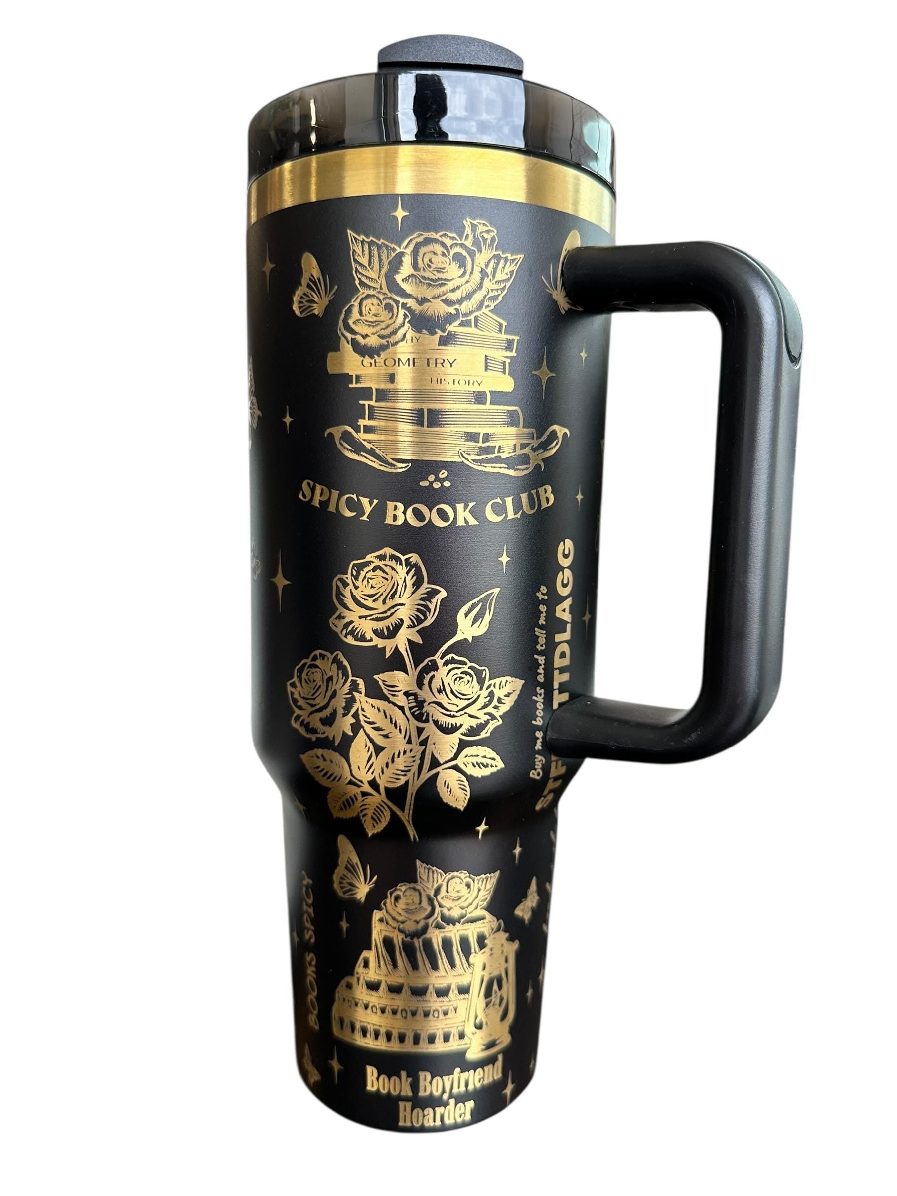 Good Girls Read bad Books Tumbler | Spicy Book Club Travel Mug | Enemies to Lovers | Book Lover Gift | 40oz Insulated Cup with Handle