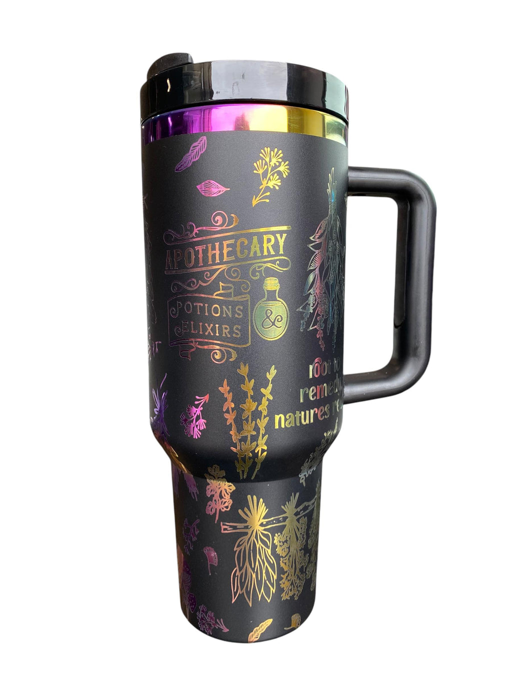 Herbologist Tumbler - I got an Herb for that - Apothecary Natures Remedy -  earth Witch - Whitchy Tumbler - Witch Tumbler - engraved Tumbler