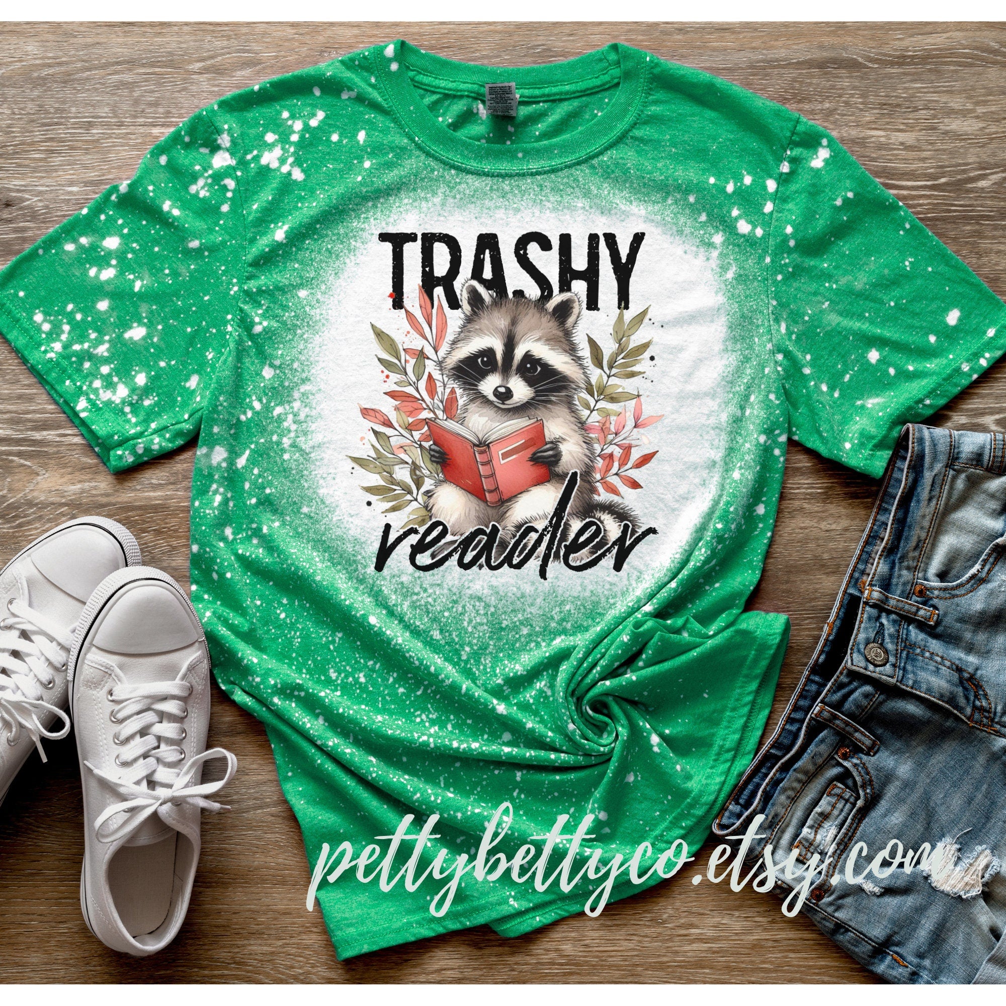 Trashy Reader Shirt - Cute Racoon Shirt - Feral Reader Shirt - Smut Shirt - Romance Book Reader Shirt - Book Worm Shirt - Shirt for Reader