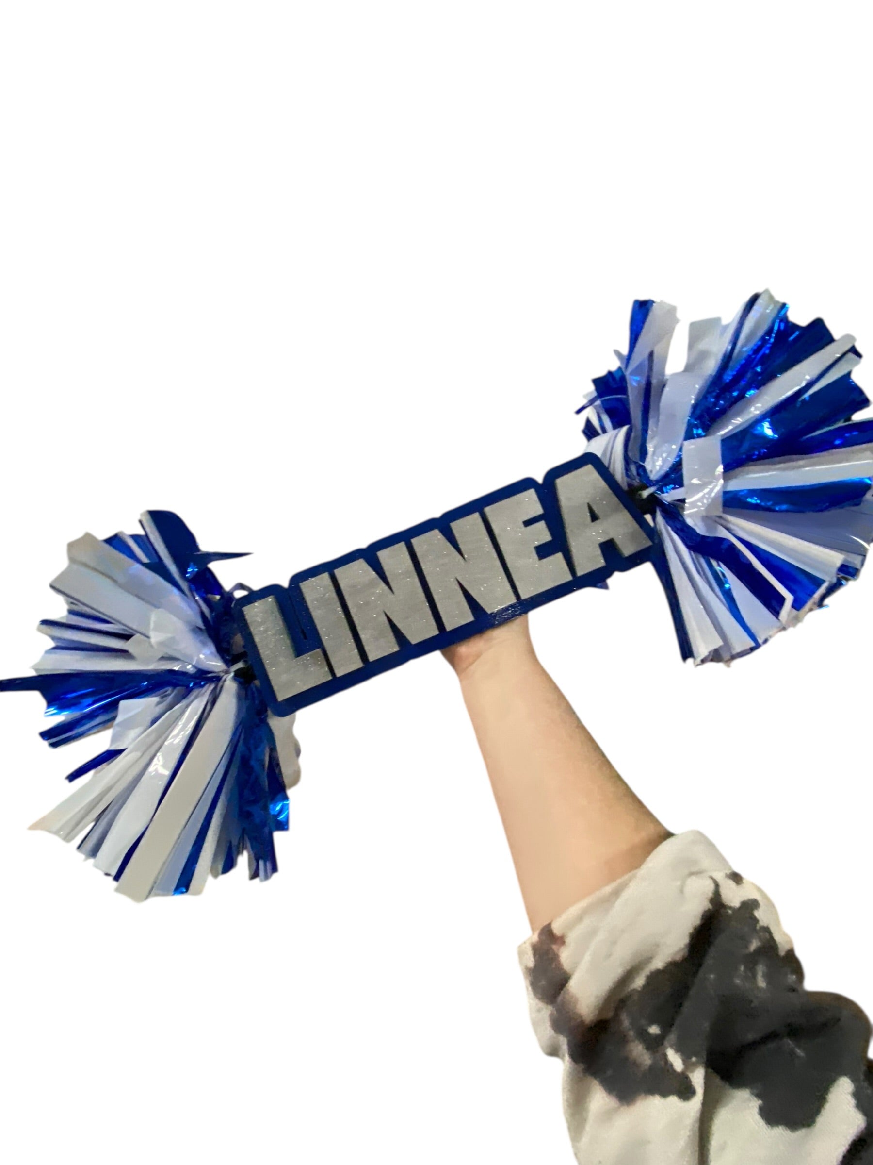 Custom Cheer Stick Pompom Sign – Personalized Spirit Gear