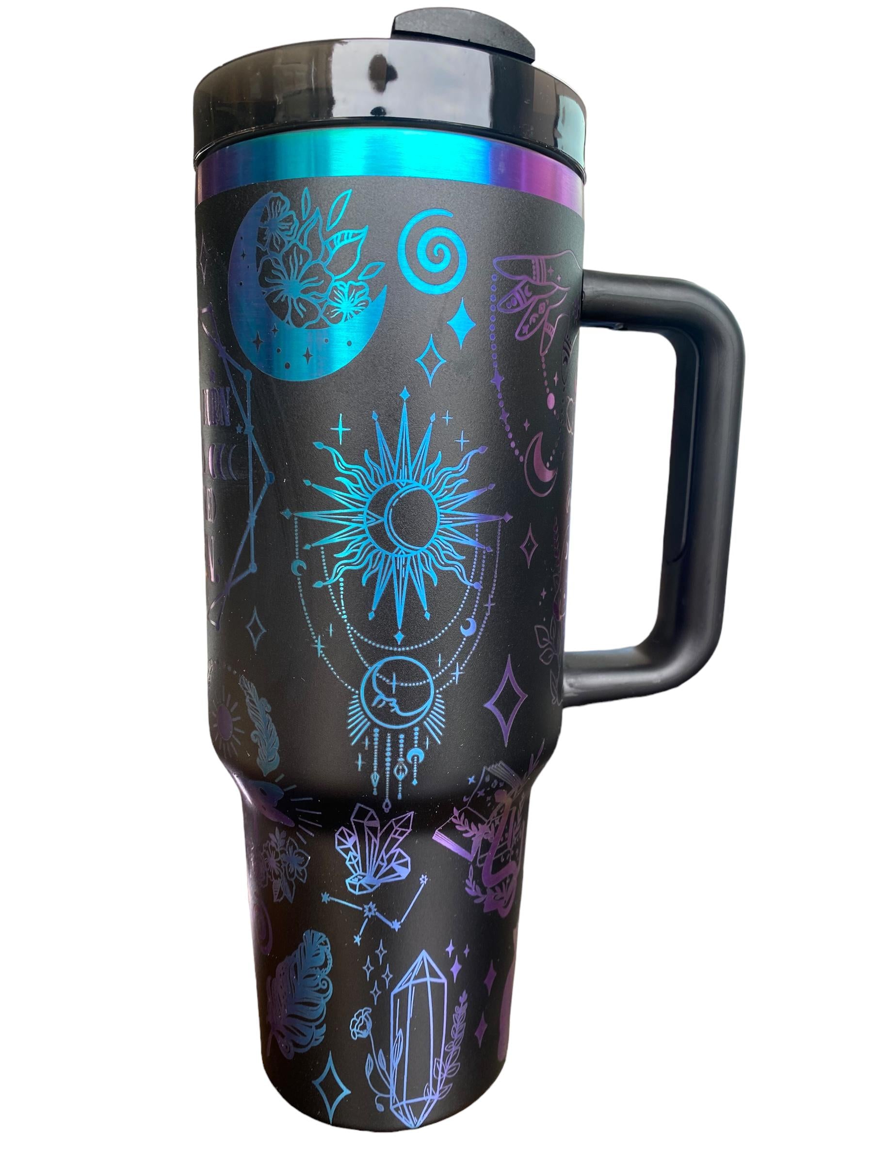 They Didn't Burn Witches, They Burned Women Tumbler -Witchy Season Tumbler - Engraved Tumbler - 40oz Engraved Tumbler - Witch Cup Tumbler