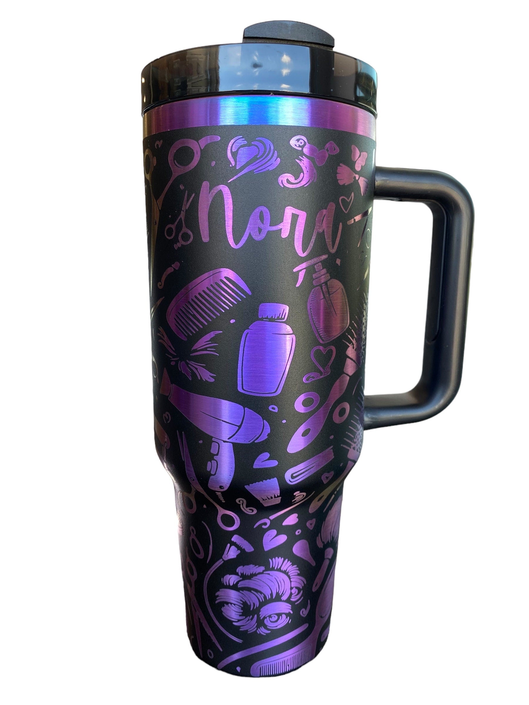 Hair Stylist Tumbler - Custom salon Worker Gift - Salon Owner Tumbler - Barber Tumbler - Hair Cut tumbler  - engraved Tumbler - 40oz tumbler