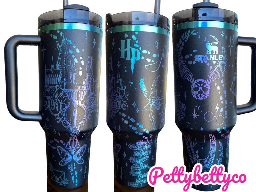 Spooky Season Tumbler - Ghosts and Ghouls Halloween Engraved Tumbler - 40oz Engraved Tumbler - Halloween Cup - Skeleton Tumbler