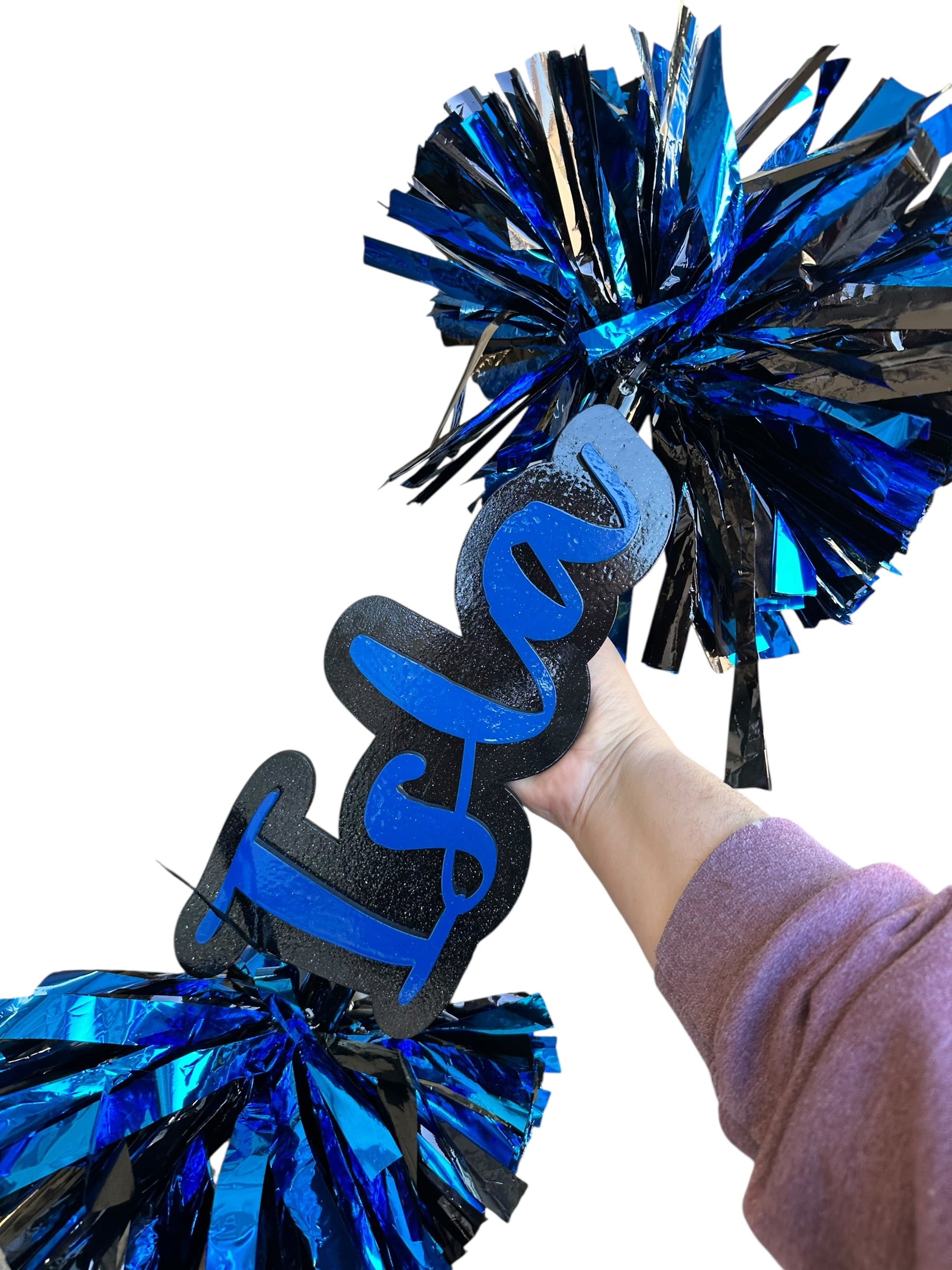 Custom Cheer Stick Pompom Sign – Personalized Spirit Gear