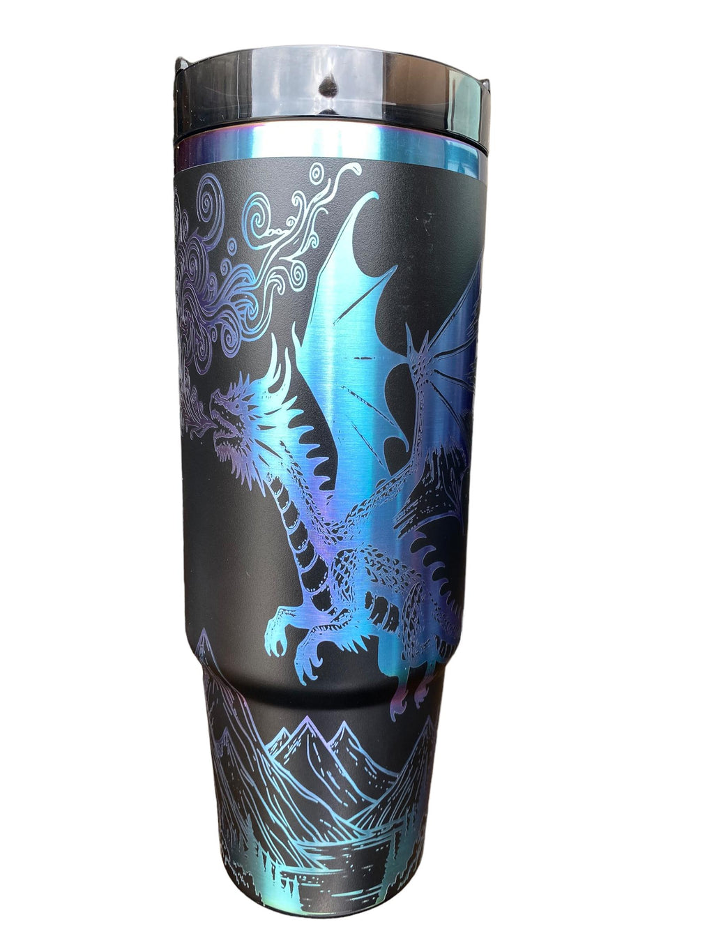 Fairytale Dragon Tumbler - Fantasy Era Engraved Tumbler  - Dragon Book Engraved Tumbler - In My Dragon Era  Booktok Engraved Cup -Book Theme