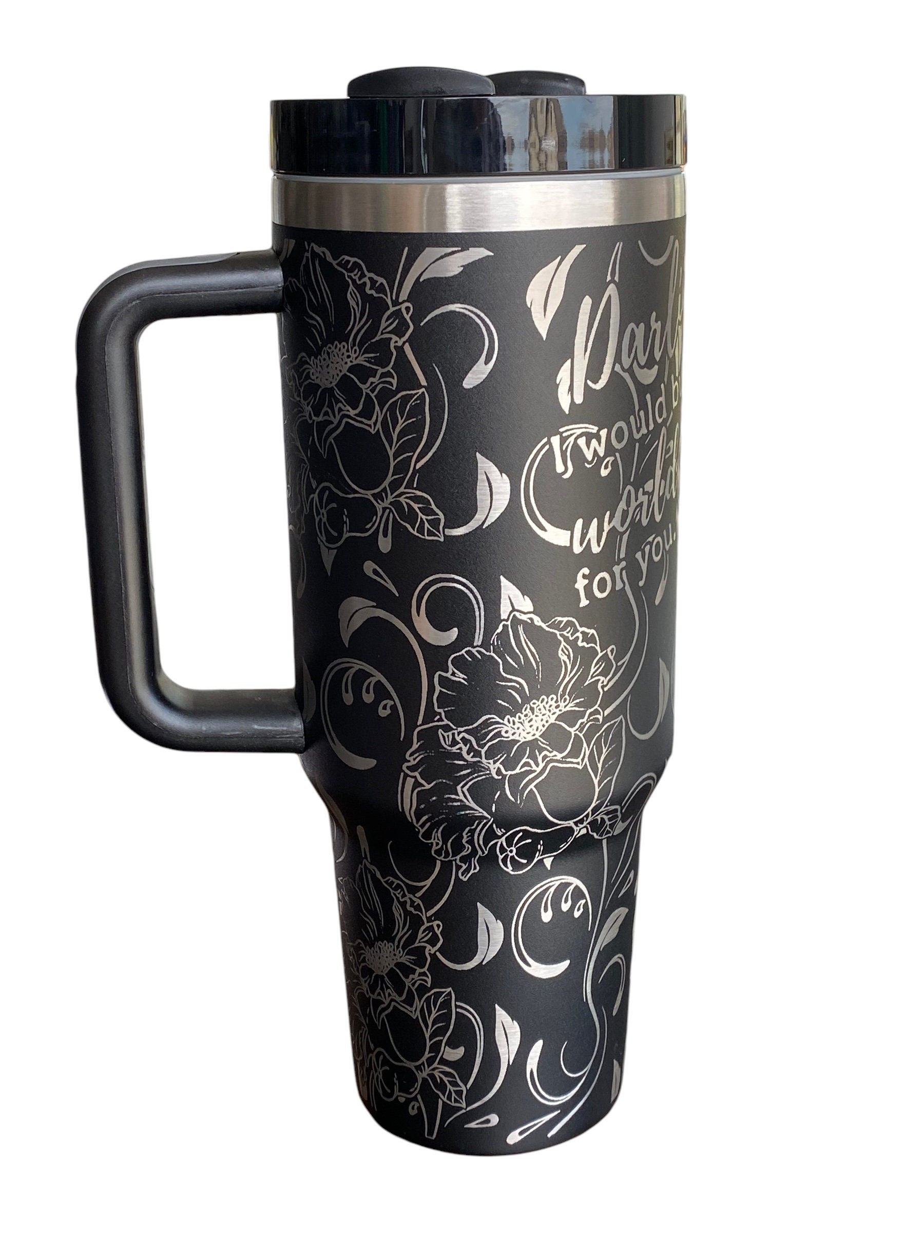 Darling I Would Burn the World For you Tumbler- Hades & Persephone Love Book Engraved Tumbler - Booktok Engraved Cup - Custom Engraved Cup