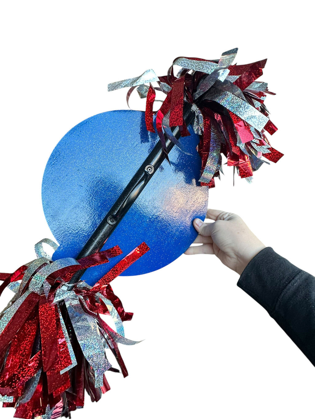 Personalized Baseball Cheerstick | Custom Name Sports Noise Maker | Game Day Spirit Stick with Pom Poms | Baseball Fan Gift