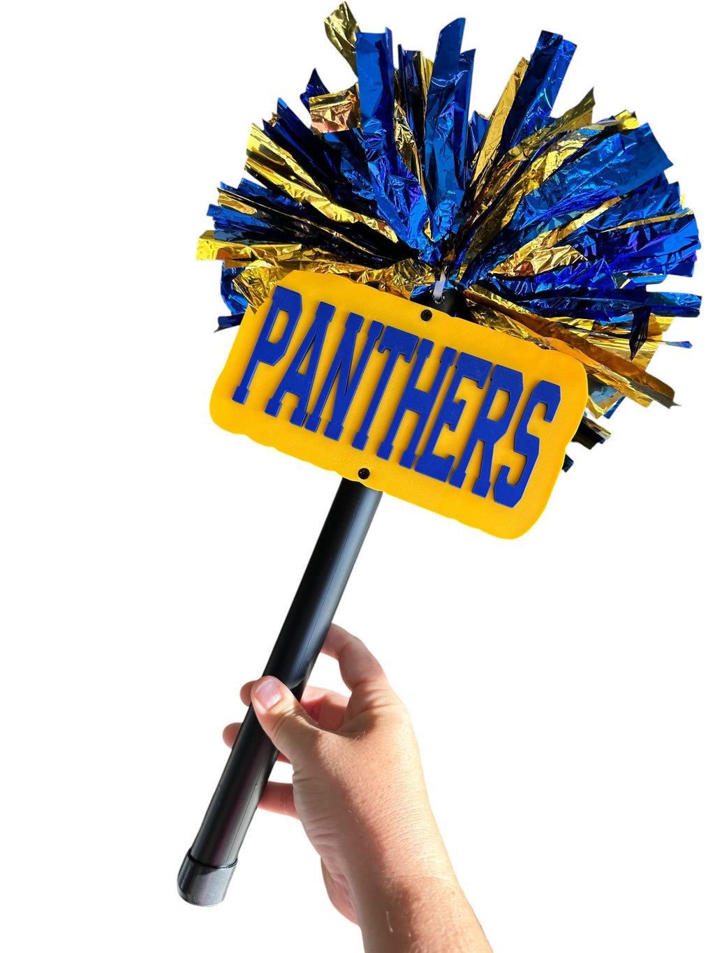 Custom Text PomPom Stick