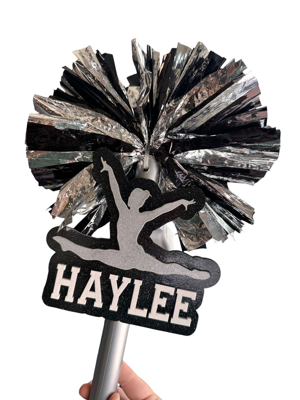 Custom Gymnastics Pompom Stick - Noise Maker | Personalized Gymnastics Team Spirit Shaker | Dance Mom Cheer Stick |