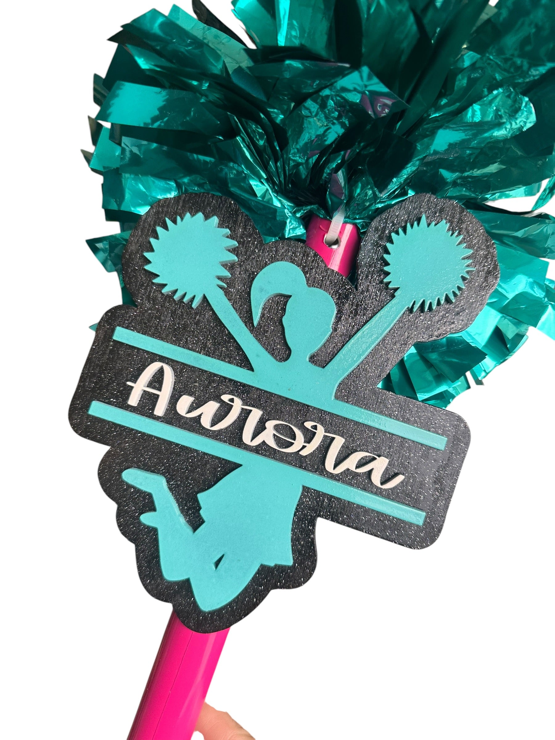 Custom Cheer Pompom Stick