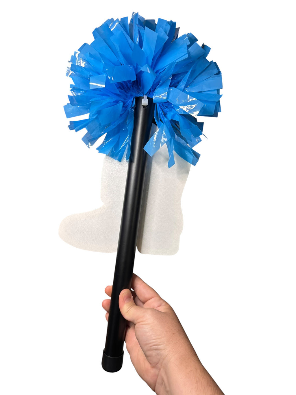 Personalized Drill Team Pompom Stick – Custom 3D Printed Boot Spirit Stick