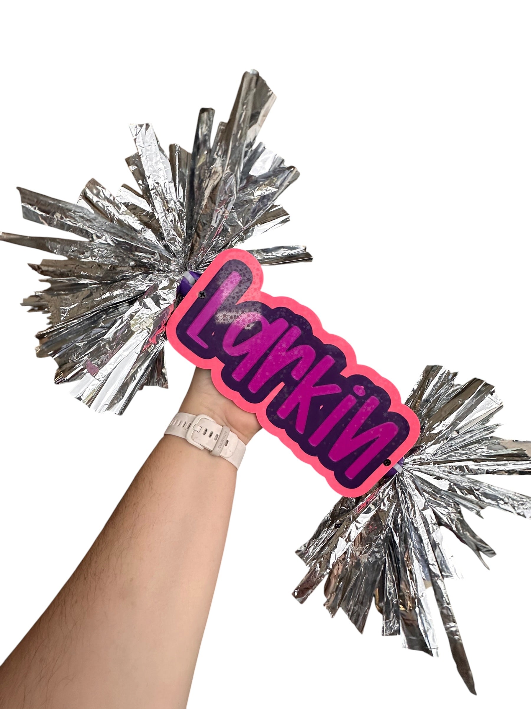 Personalized 3D Printed Cheerstick with Matching Keychain | Custom Name Spirit Stick | Cheer, Dance & Team Gift