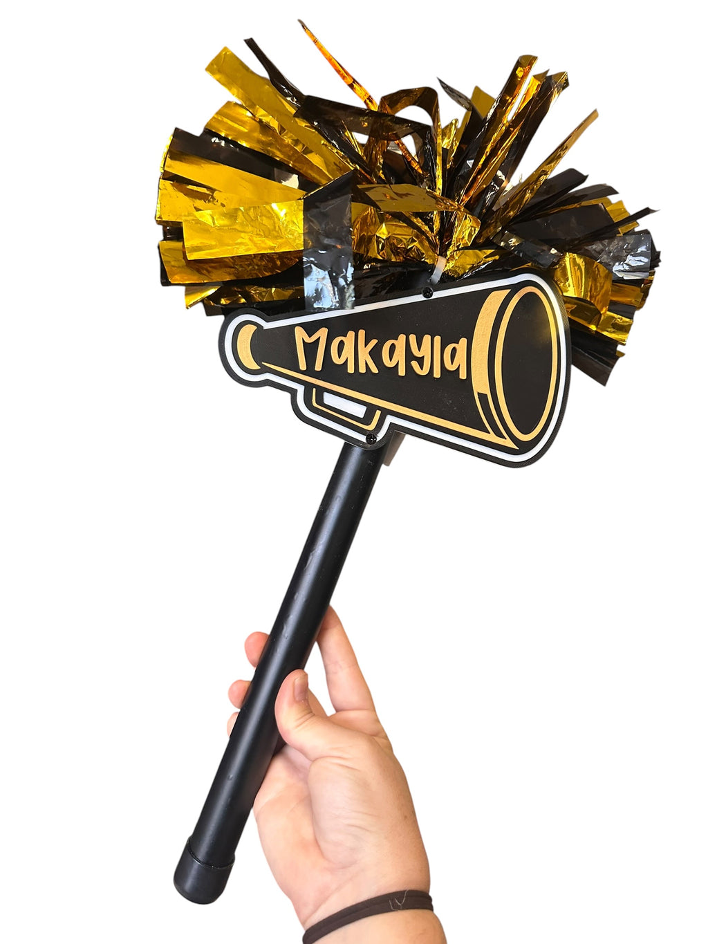 Cheer Megaphone Pompom Stick