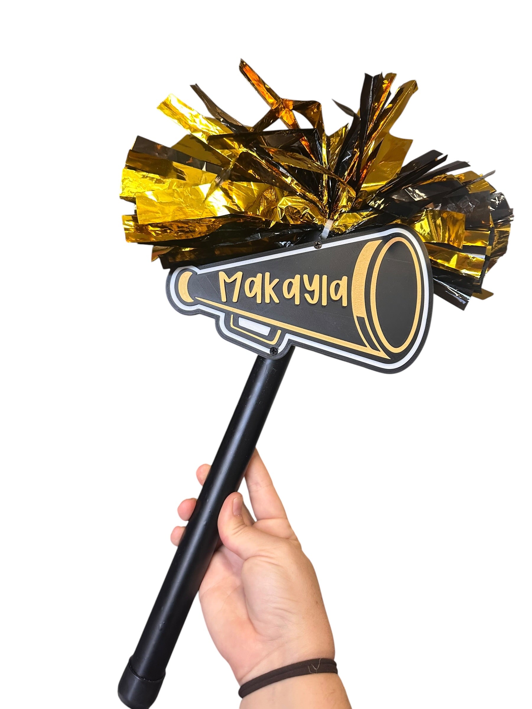 Cheer Megaphone Pompom Stick