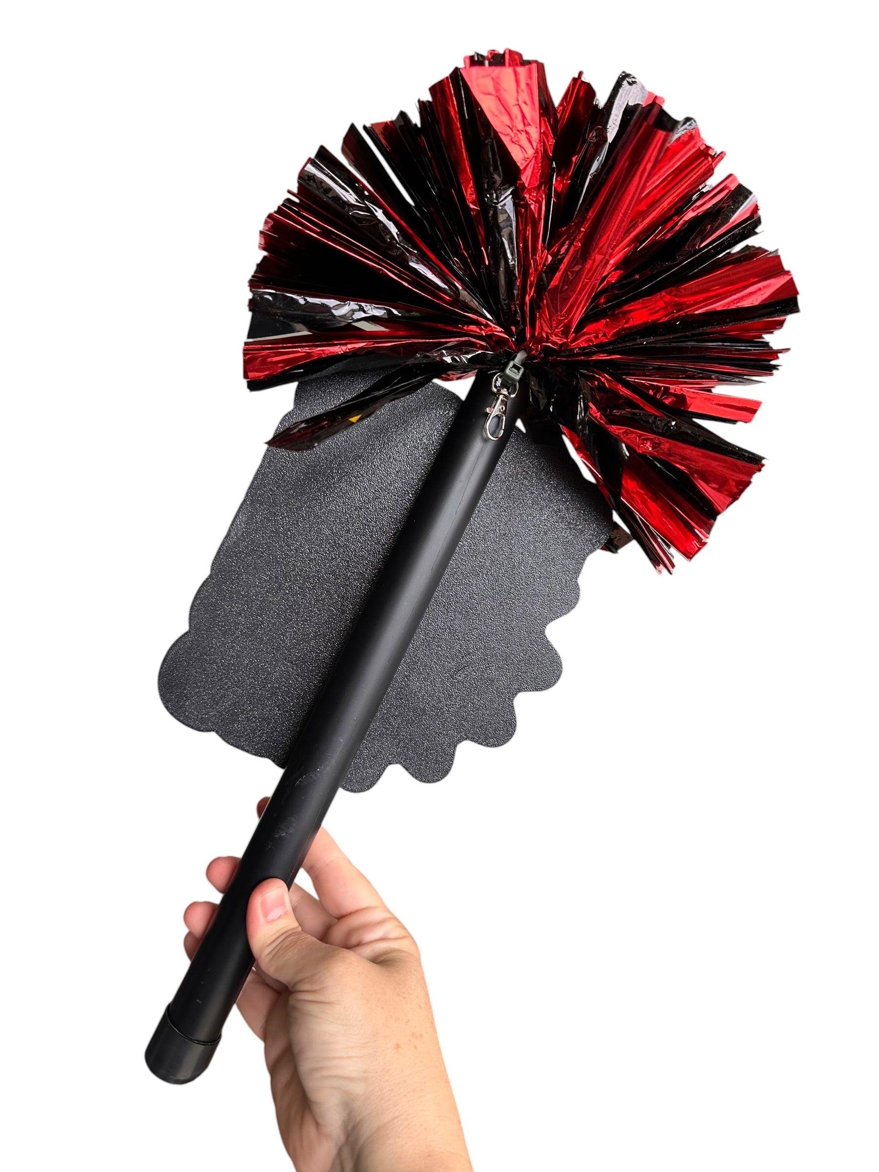 DAWGS Pompom Stick | Personalized Spirit Stick with School Colors