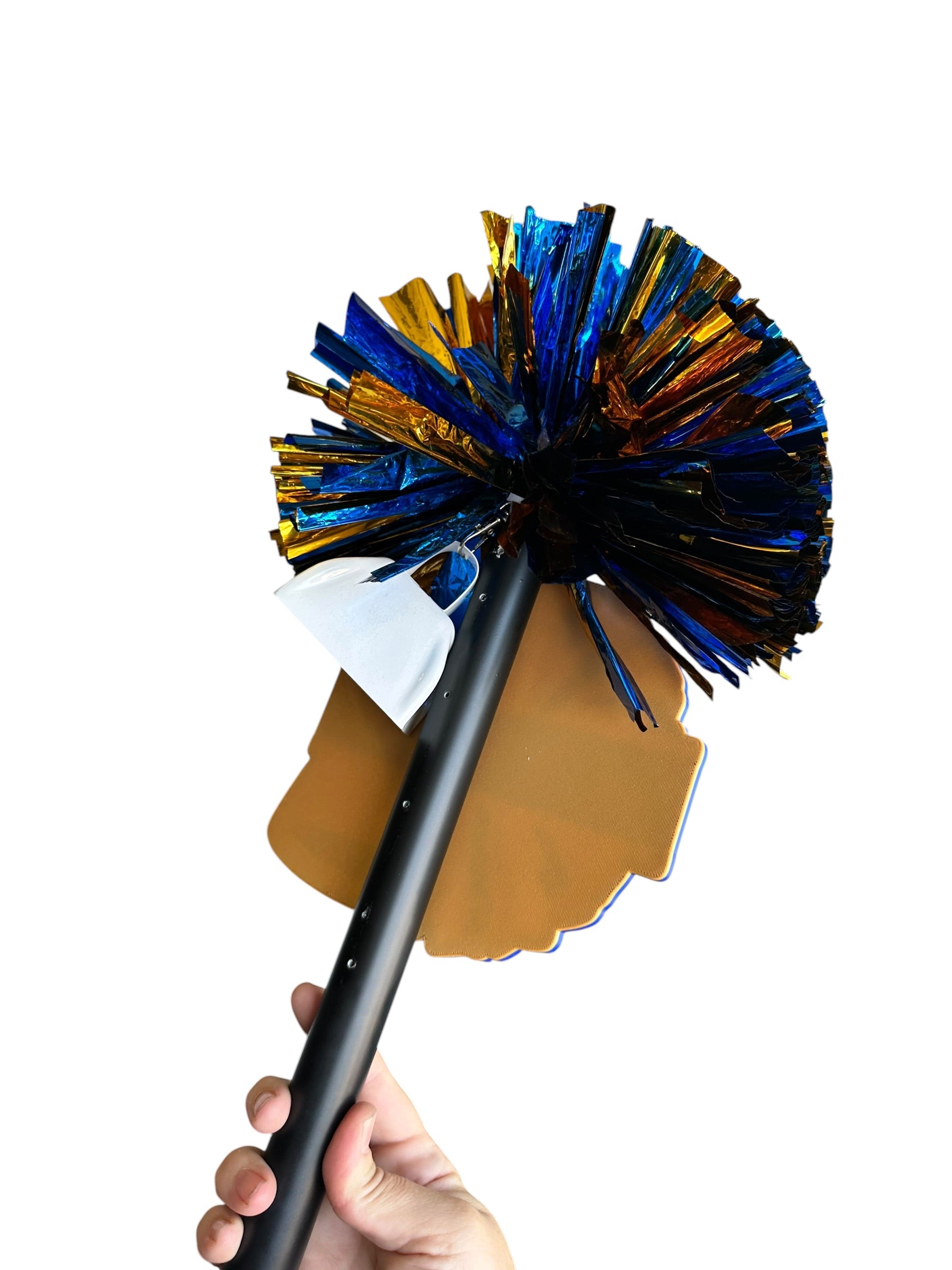 Custom Cheer Megaphone Pompom Stick – Personalized Cheer Spirit Stick for Games, Pep Rallies & Competitions
