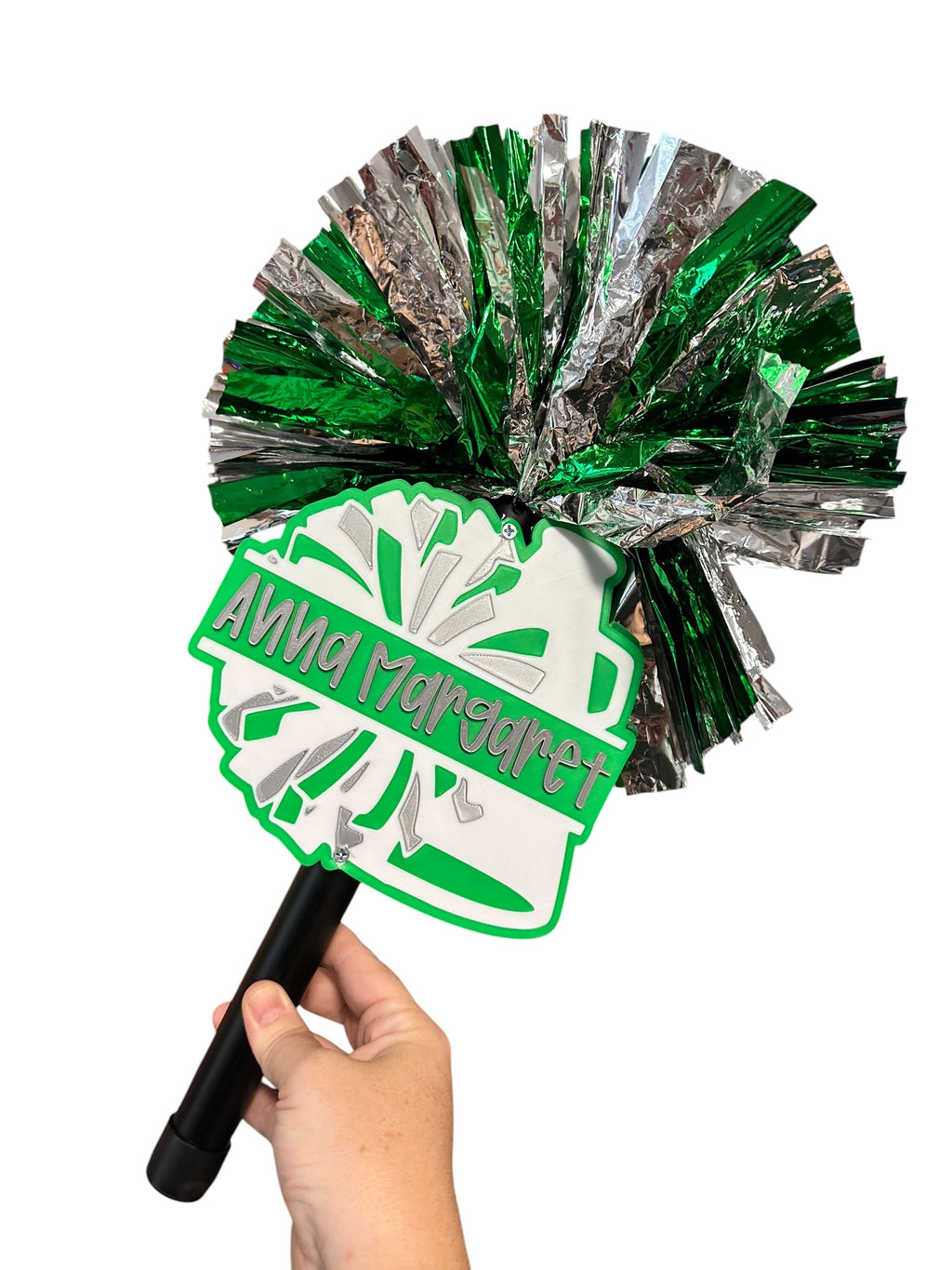 Custom Cheer Megaphone Pompom Stick – Personalized Cheer Spirit Stick for Games, Pep Rallies & Competitions