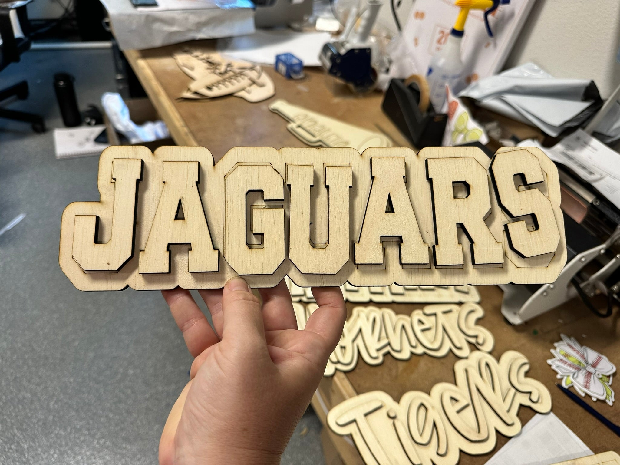 Text Style Wooden Name Cut out and Backer for DIY  Decor Personalized Wooden Name Sign |  Laser Cut Wood Names  Kids Room Wall Art