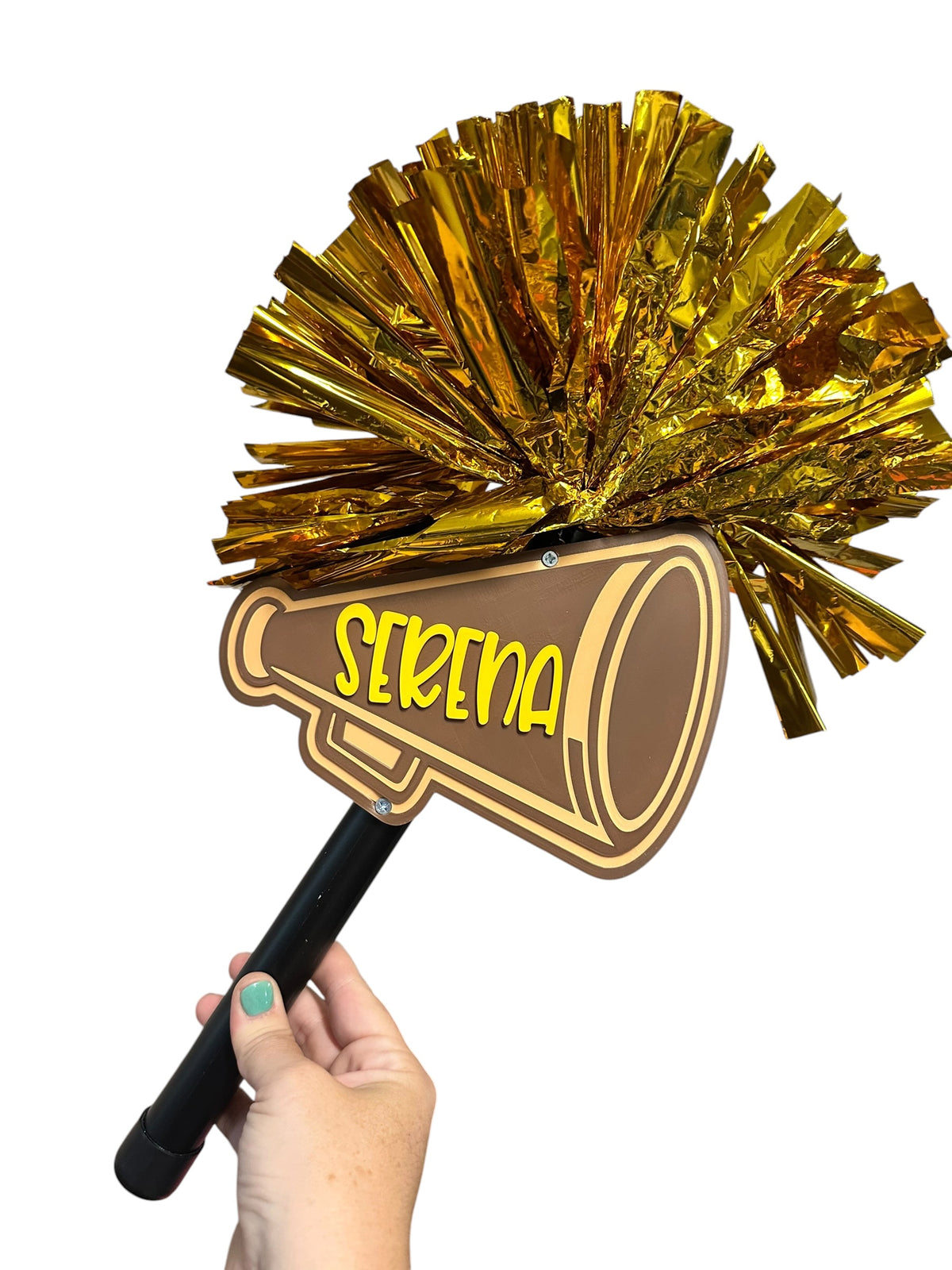 Cheer Megaphone Pompom Stick