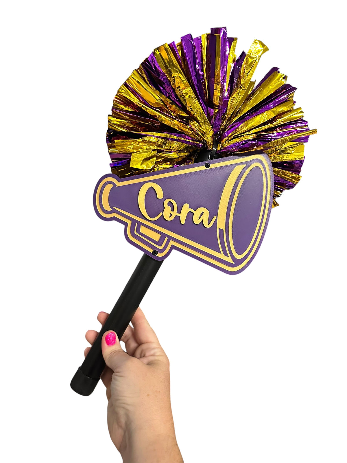 Cheer Megaphone Pompom Stick