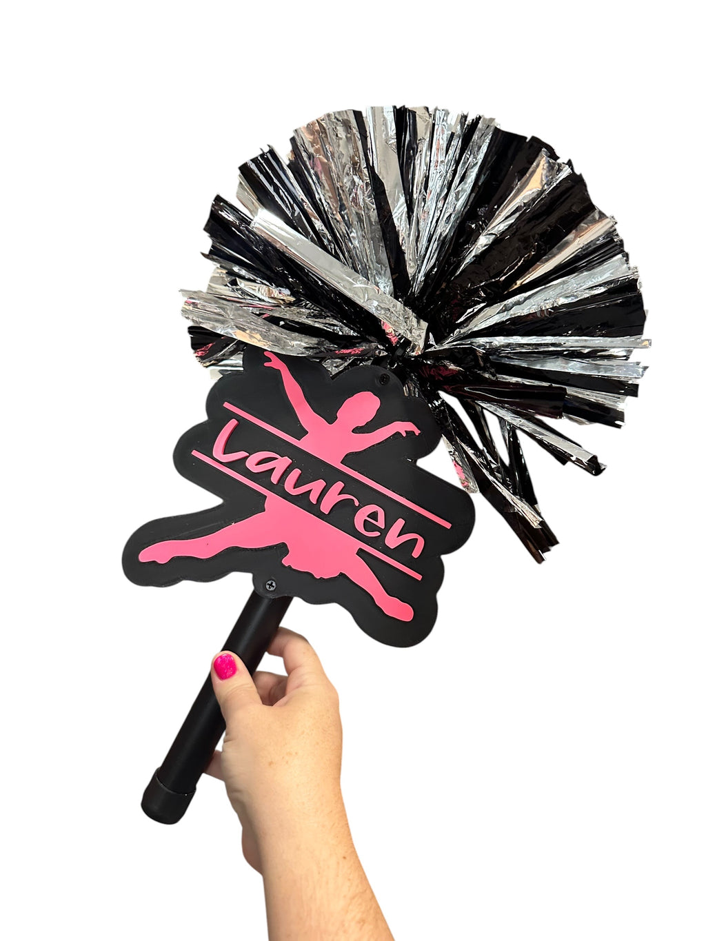 Custom Dance Cheerstick Noise Maker | Personalized Dance Team Spirit Shaker | Dance Mom Cheer Stick | Competition Dance Spirit Pom | Custom Name Dance Prop
