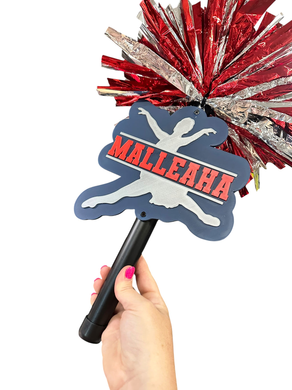 Custom Dance Cheerstick Noise Maker | Personalized Dance Team Spirit Shaker | Dance Mom Cheer Stick | Competition Dance Spirit Pom | Custom Name Dance Prop