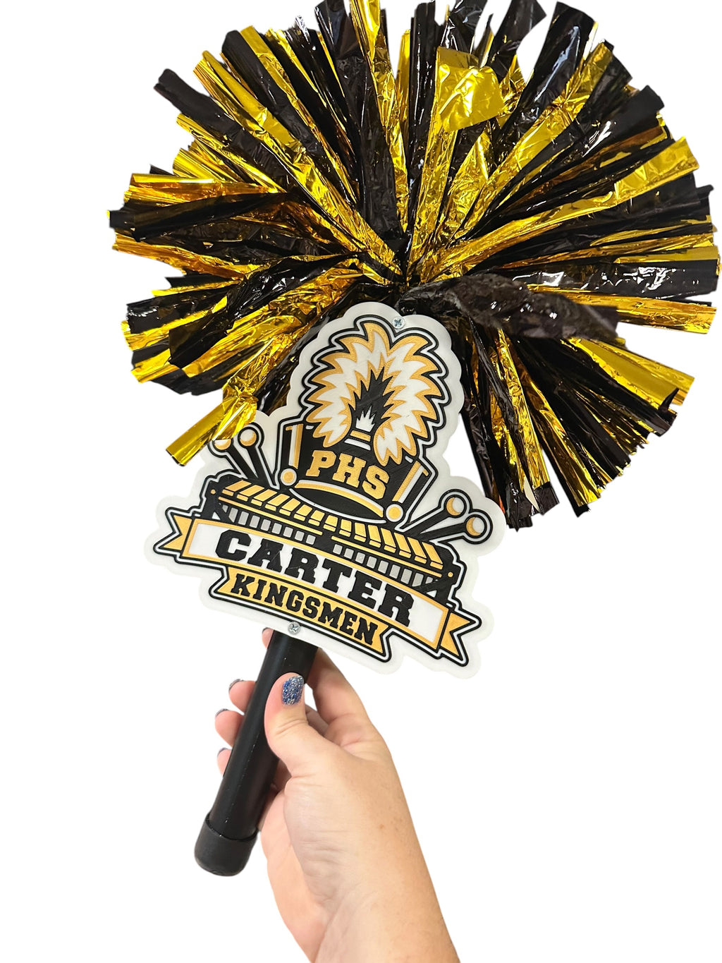Personalized Front Ensemble Marching Band Pompom Stick
