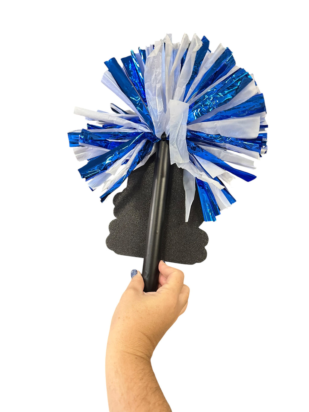 Personalized Music Note Pompom Stick | Custom Band Spirit Stick