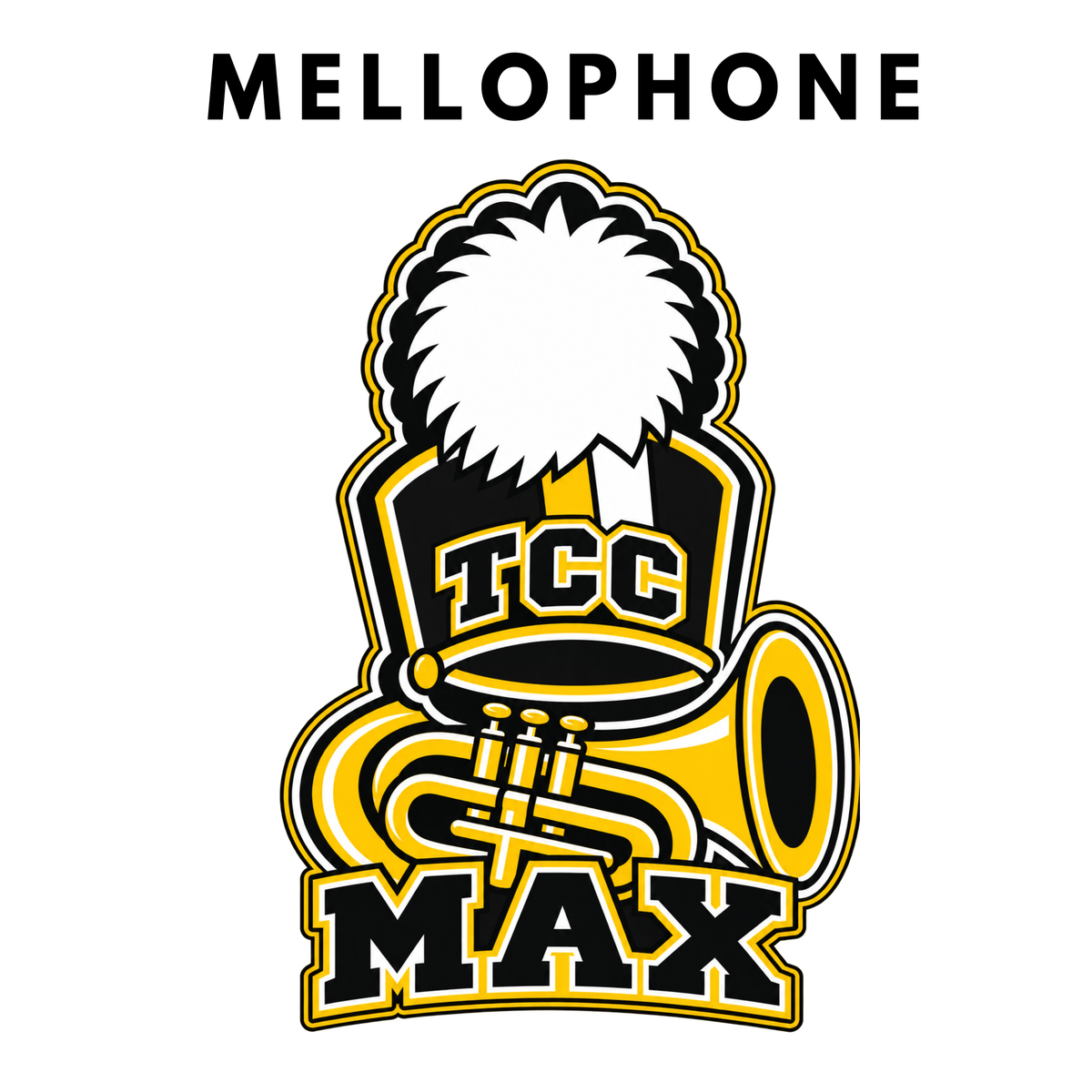 Personalized Marching Band Pom Pom Stick | Custom Band Instrument Cheerstick
