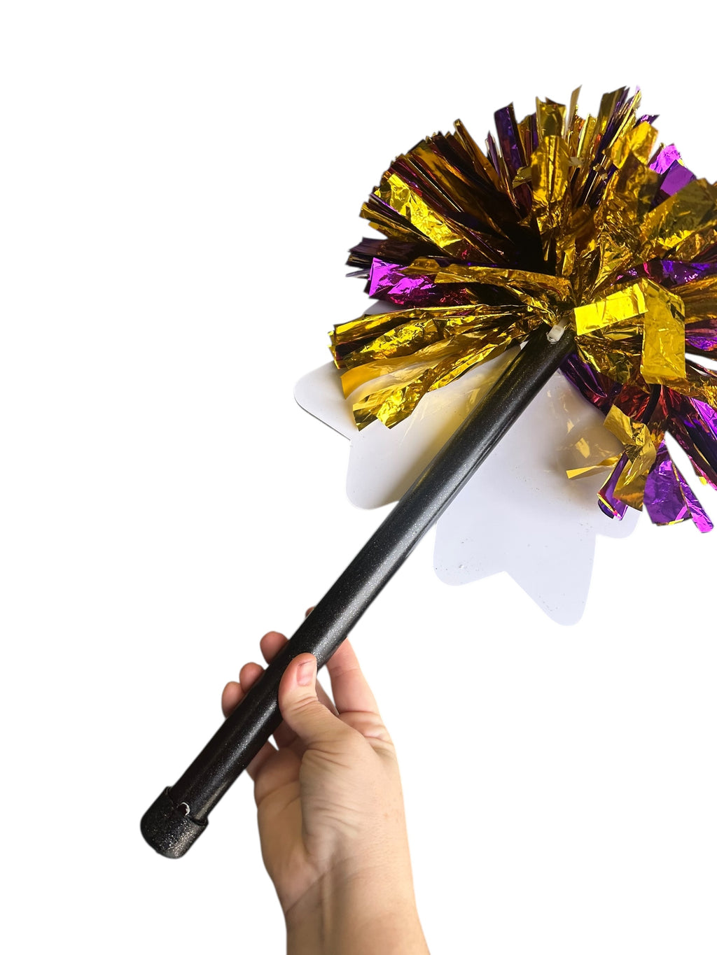 Acrylic Cheer Bow Cheerstick – Custom School Colors Spirit Pom