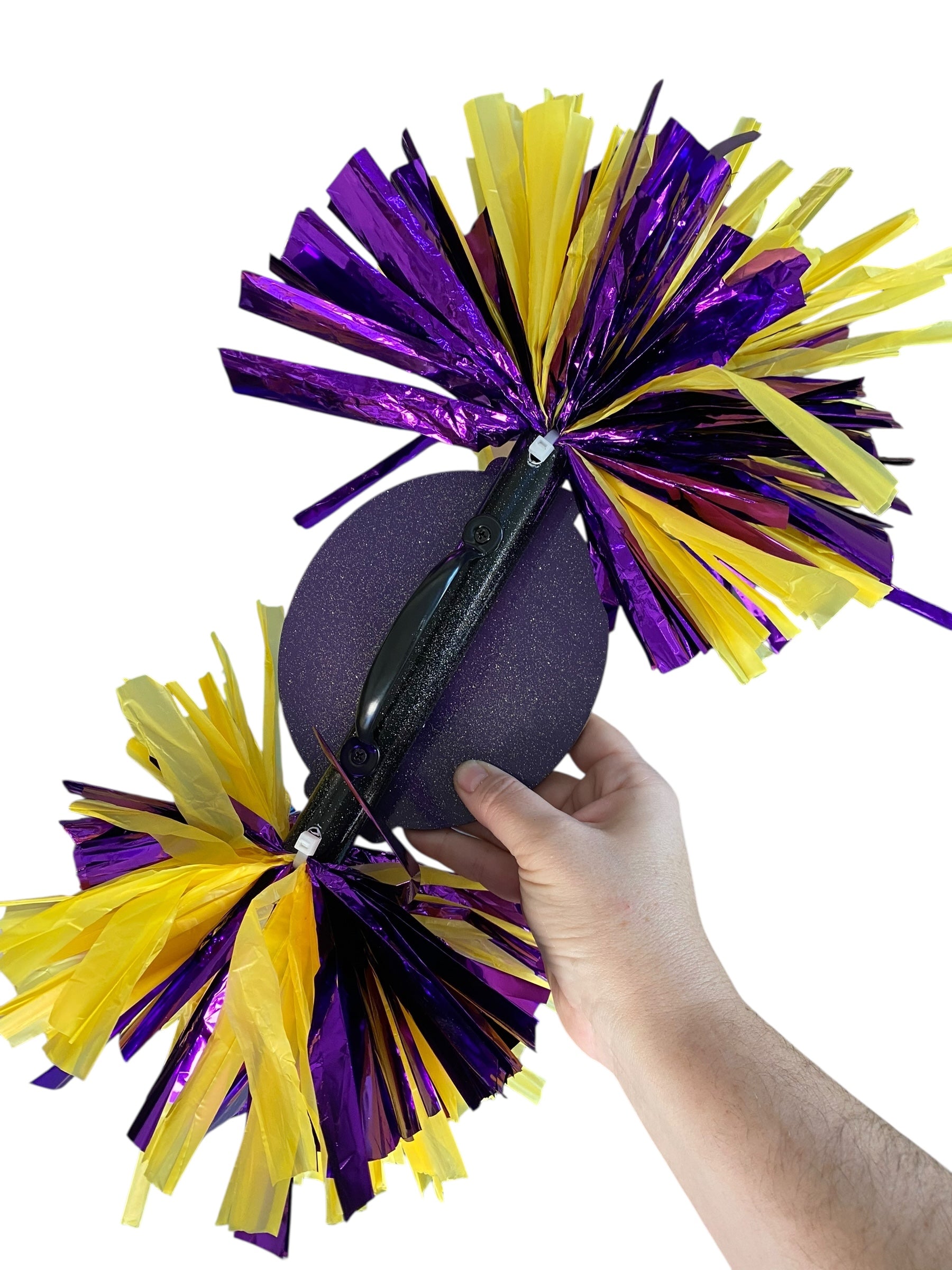Custom Basketball Cheerstick Noise Maker | Personalized Sports Spirit Shaker | Team Spirit Pom Pom Cheerstick | Custom Name Basketball Cheer Prop