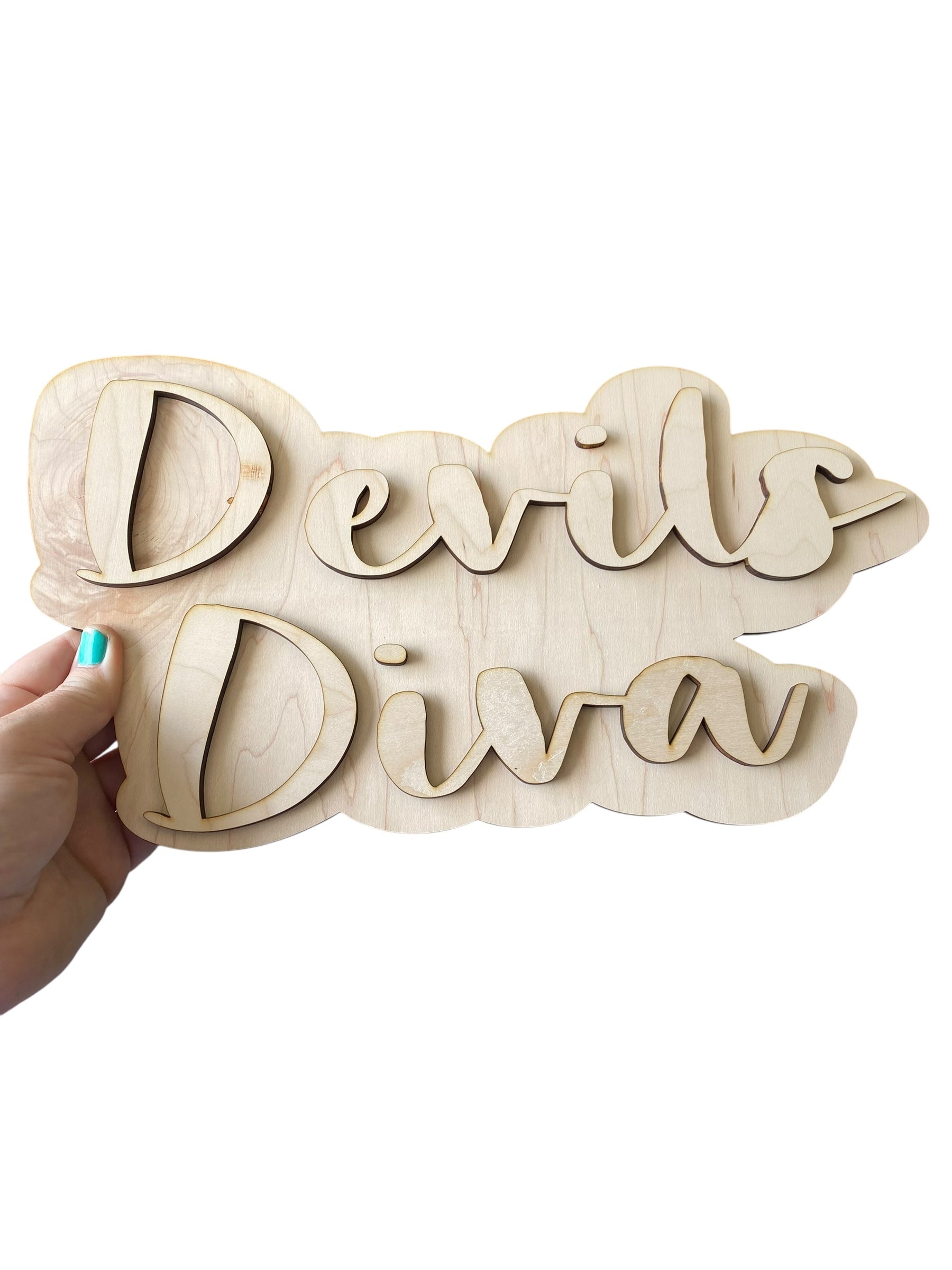 Text Style Wooden Name Cut out and Backer for DIY  Decor Personalized Wooden Name Sign |  Laser Cut Wood Names  Kids Room Wall Art